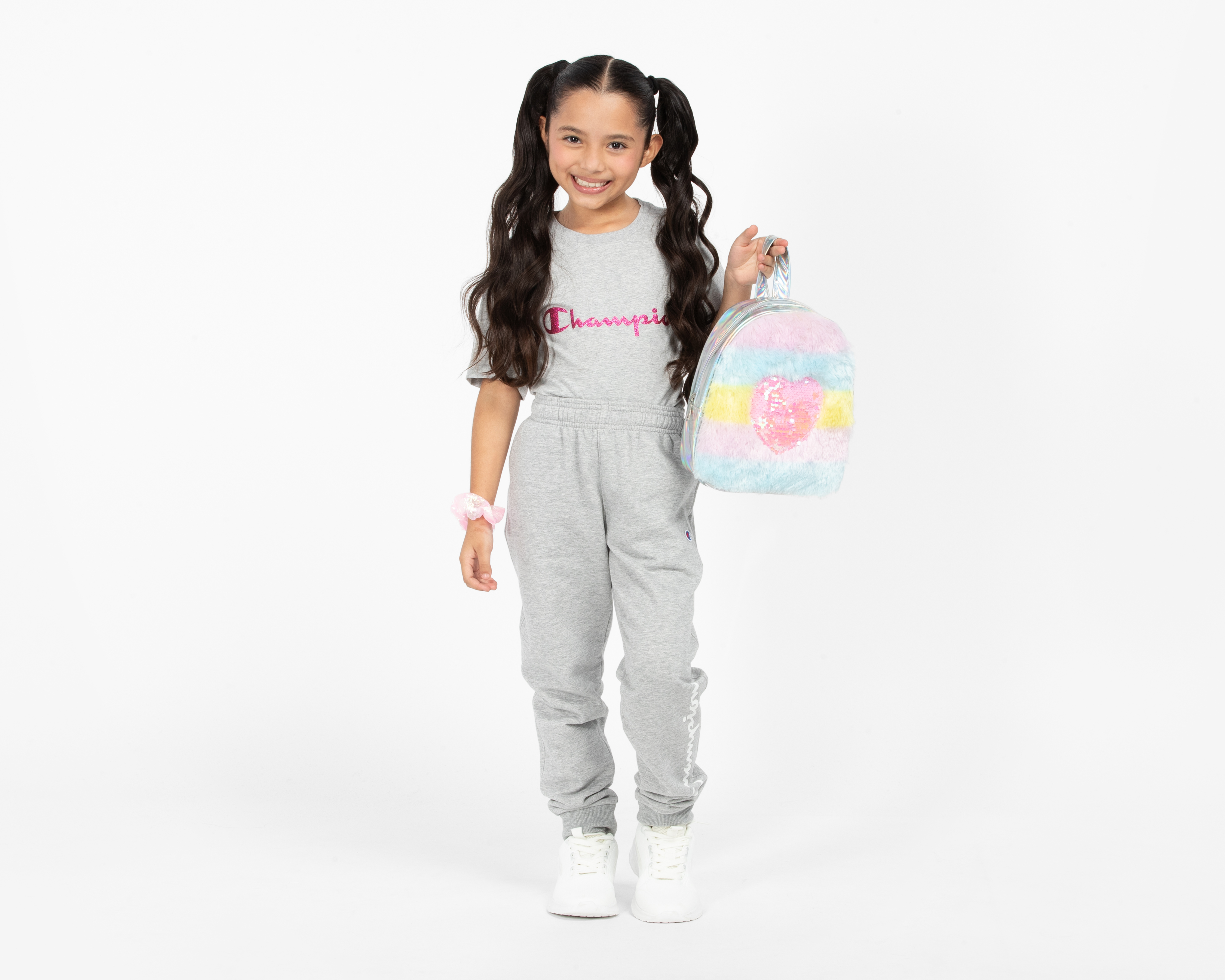 Foto 3 pulgar | Foto 2 | Playera de Cuello Redondo Gris Champions Juvenil