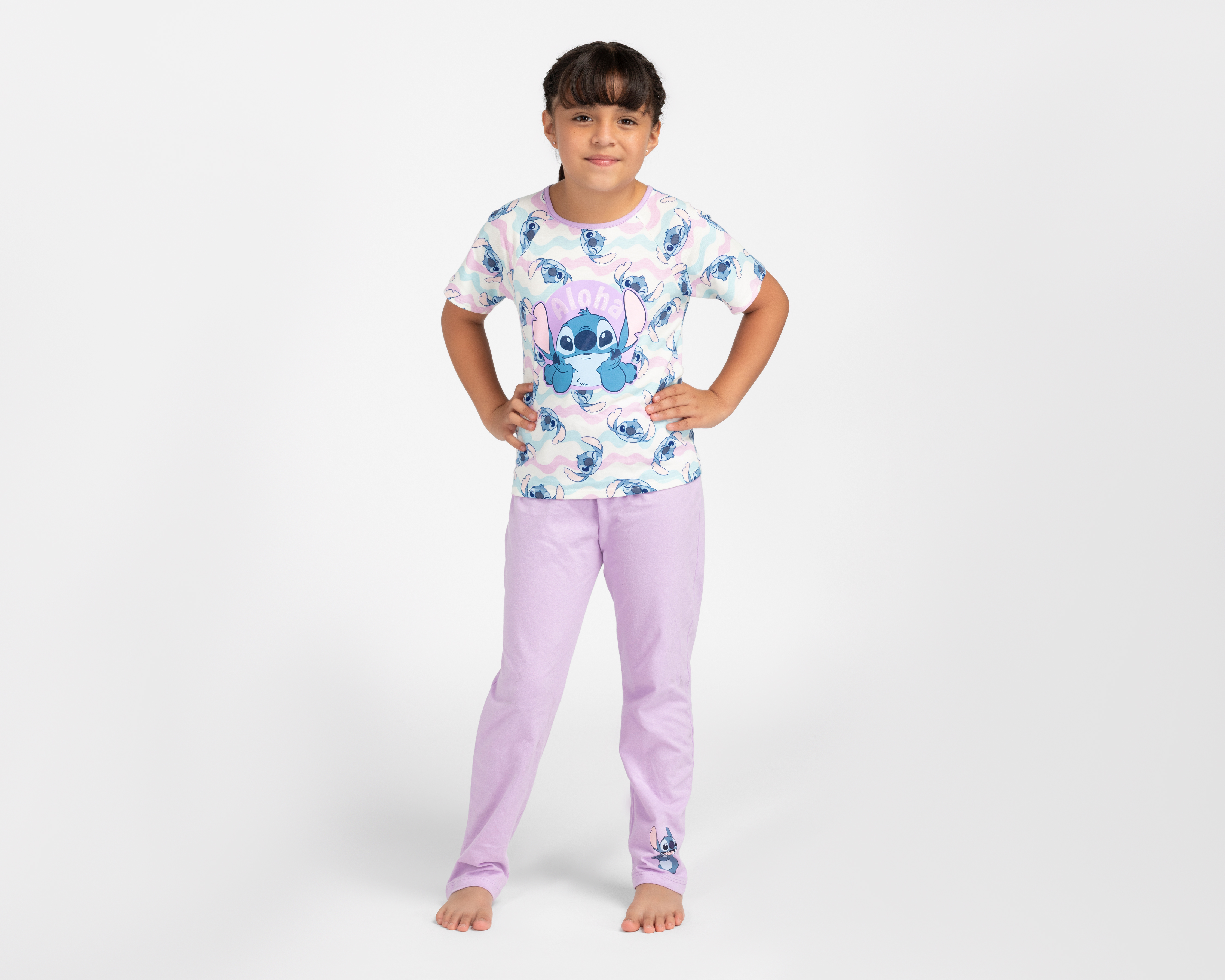Pijama para Niña Stitch Disney
