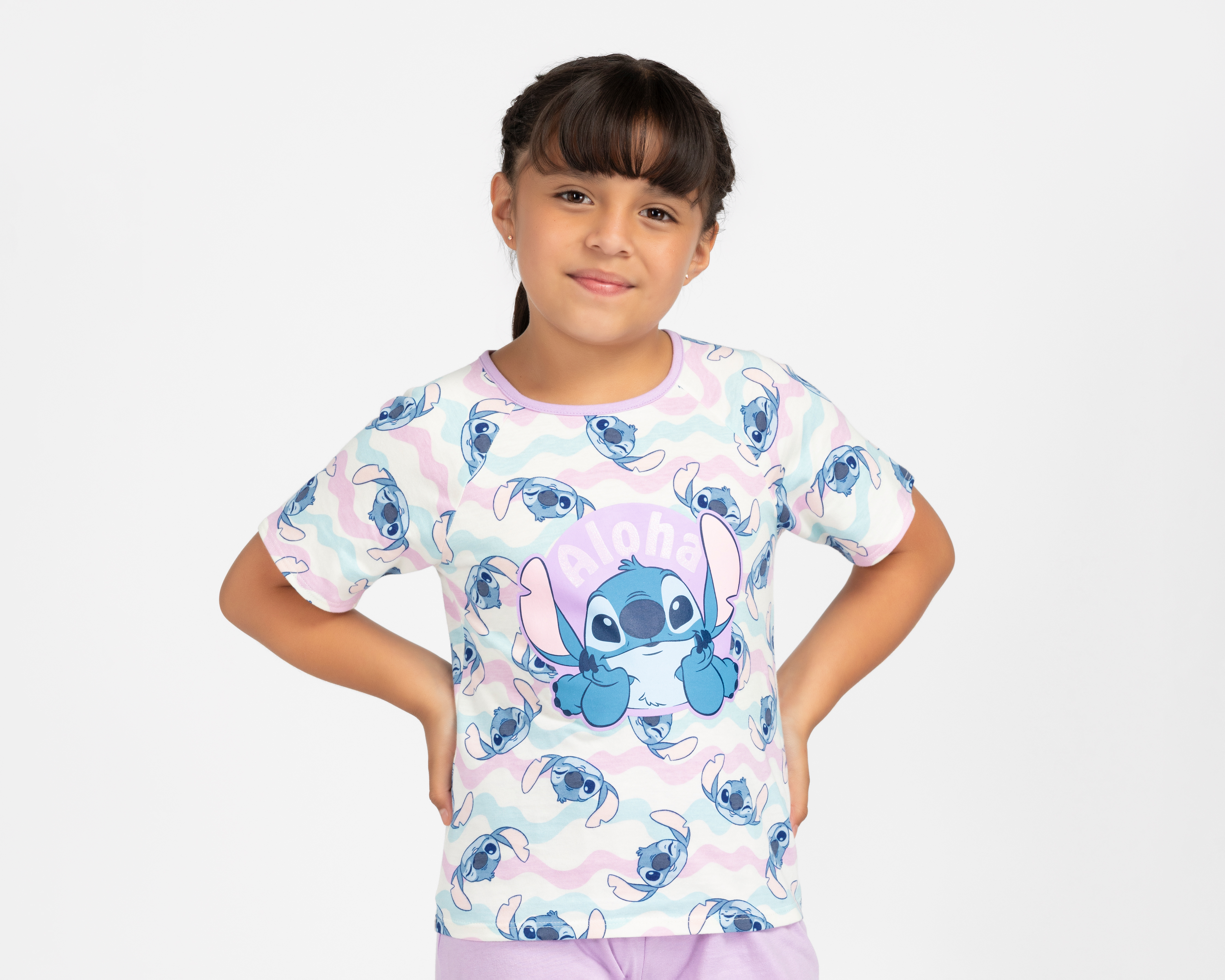Foto 4 pulgar | Foto 3 | Pijama para Niña Stitch Disney