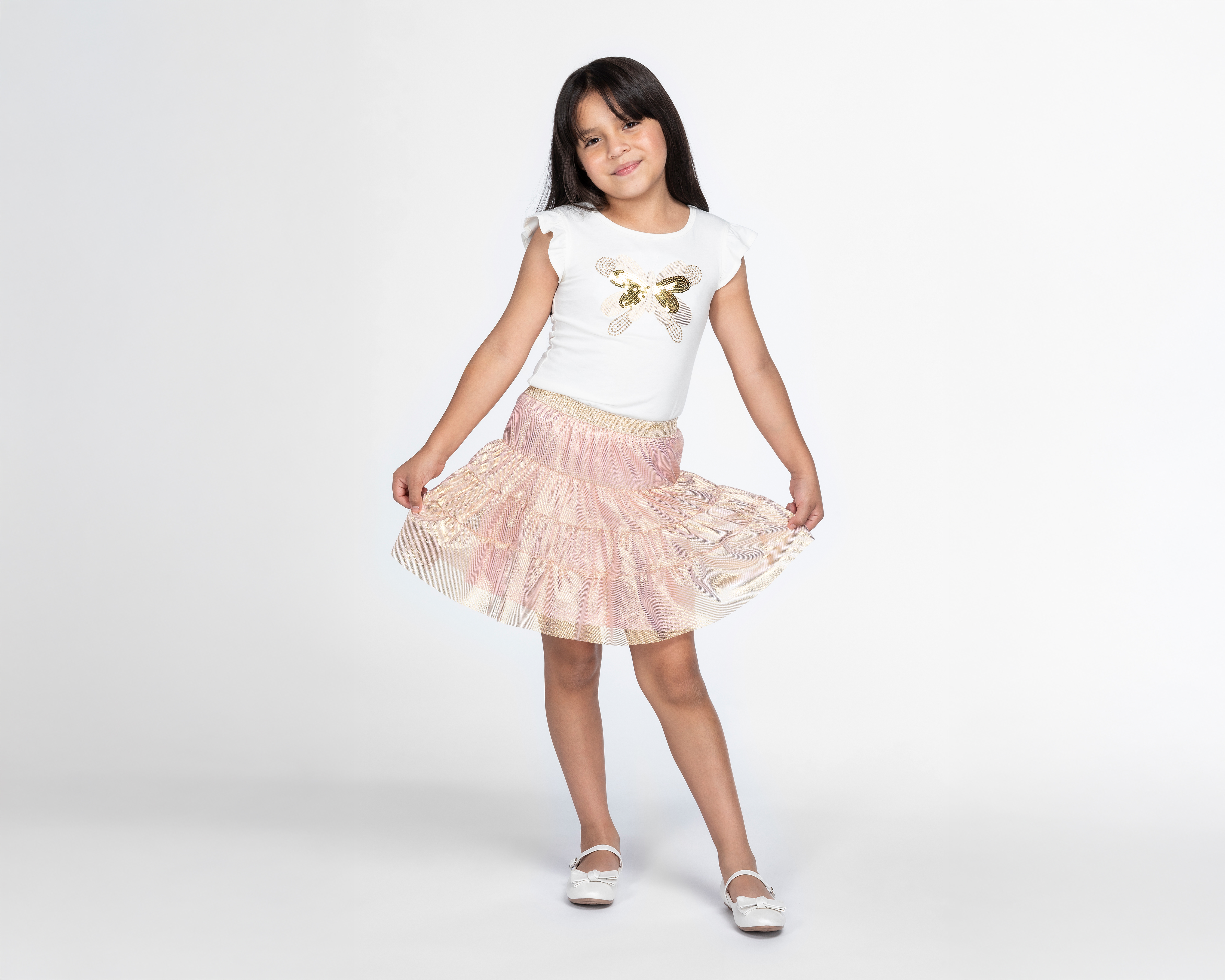 Foto 2 pulgar | Foto 1 | Playera y Falda Girls Attitude para Niña