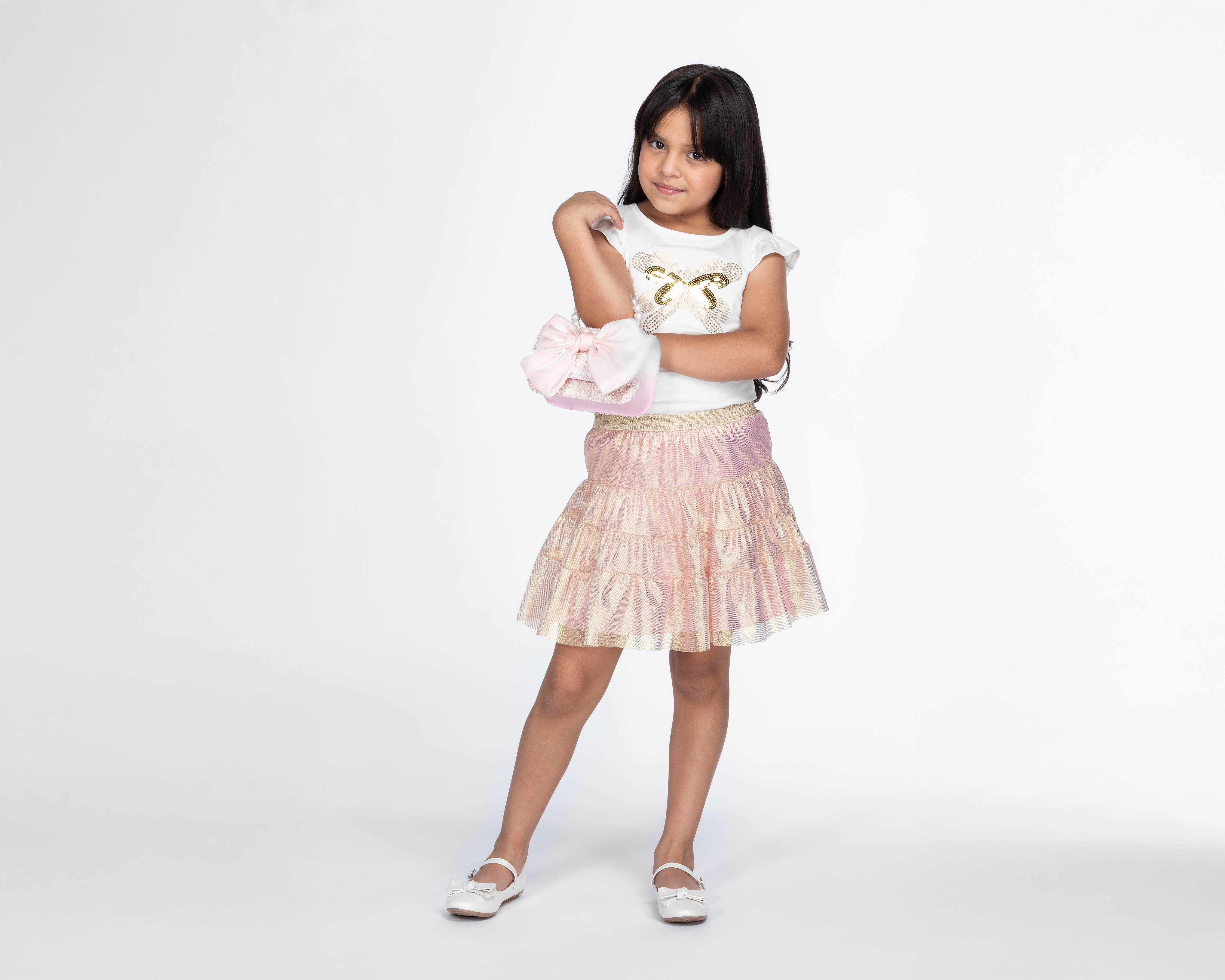 Foto 2 | Foto 2 | Playera y Falda Girls Attitude para Niña