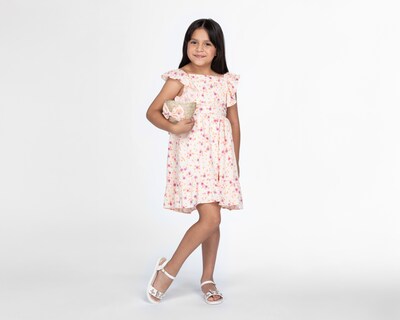 Foto 1 | Foto 1 | Vestido Rosa Refill para Niña con Bolsa