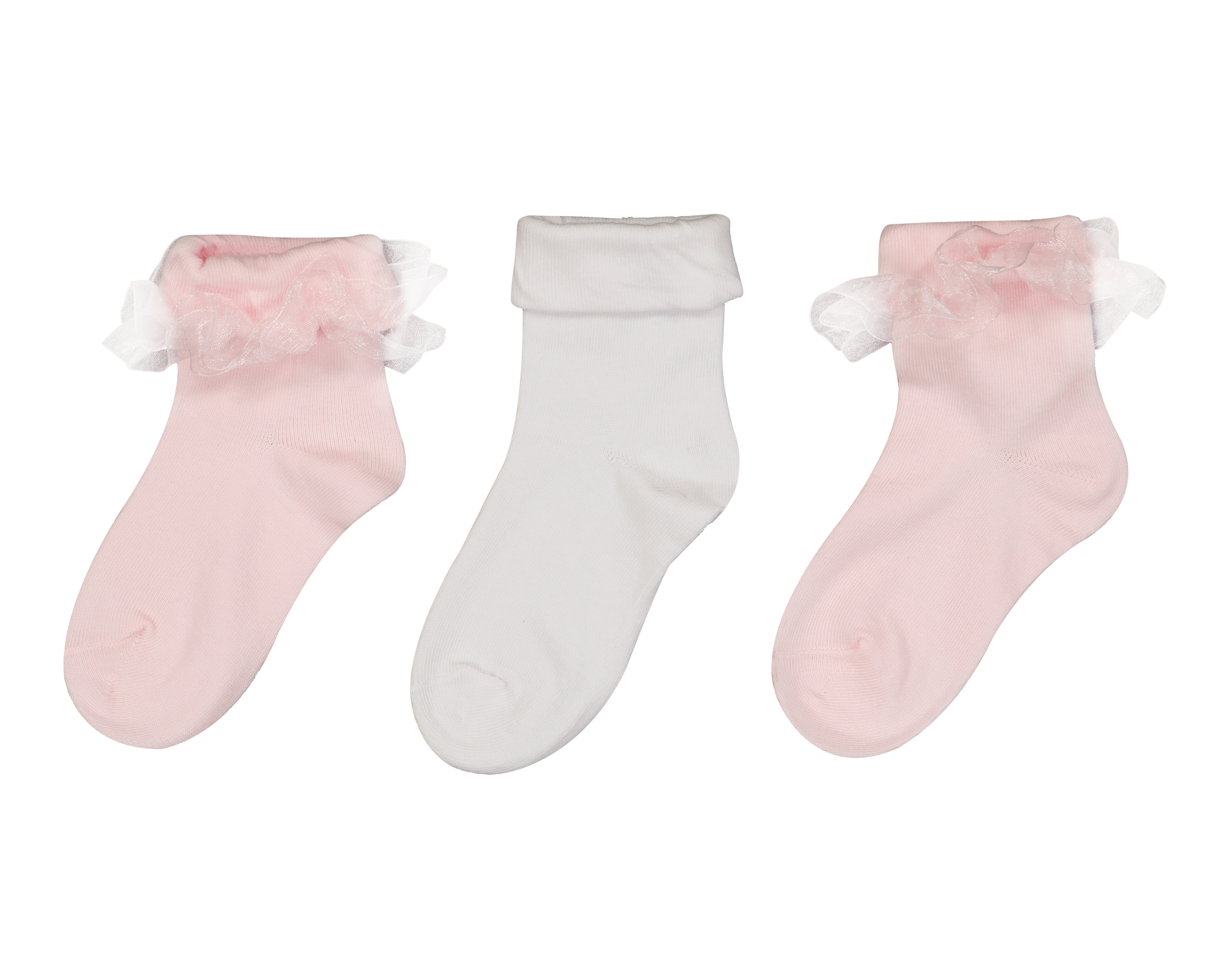 Foto 2 pulgar | Foto 1 | Calcetas de Vestir Girls Attitude para Niña 3 Pares