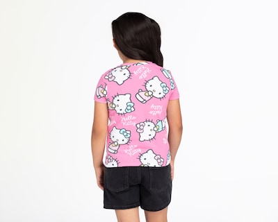Foto 3 | Foto 3 | Playera Hello Kitty Manga Corta para Niña
