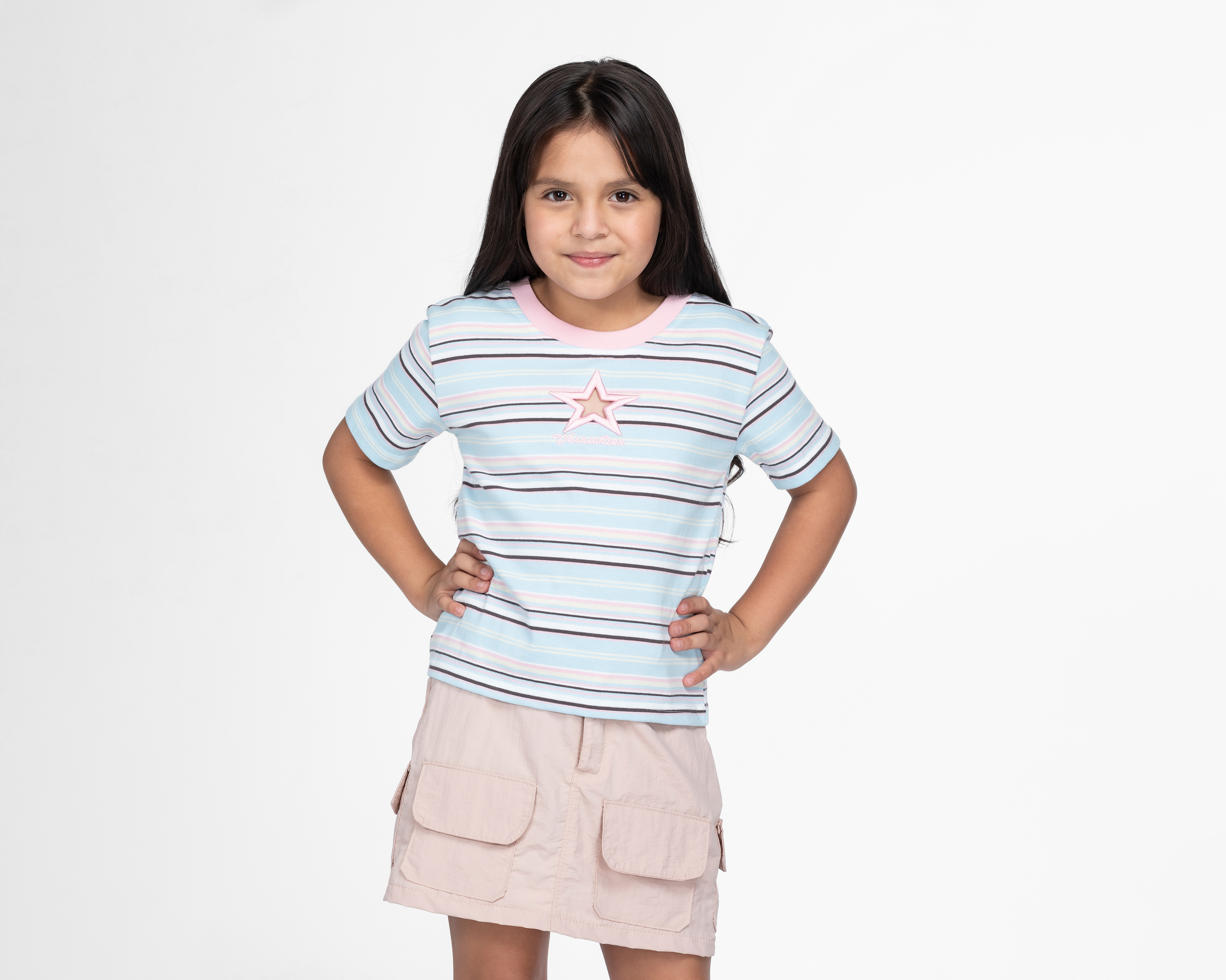 Foto 1 | Foto 1 | Playera Manga Corta Girls Attitude para Niña