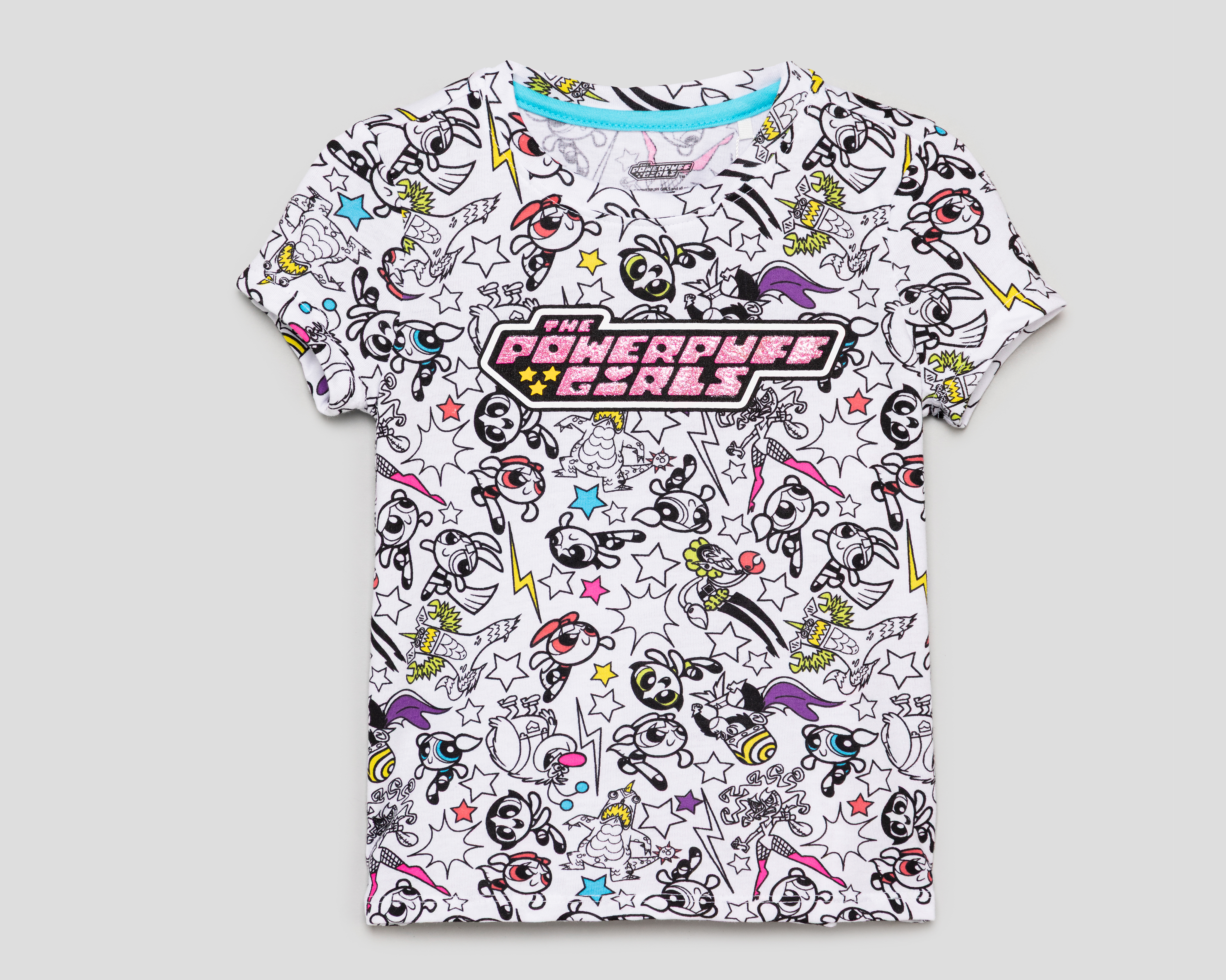 Playera Las Chicas Superpoderosas Manga Corta para Niña