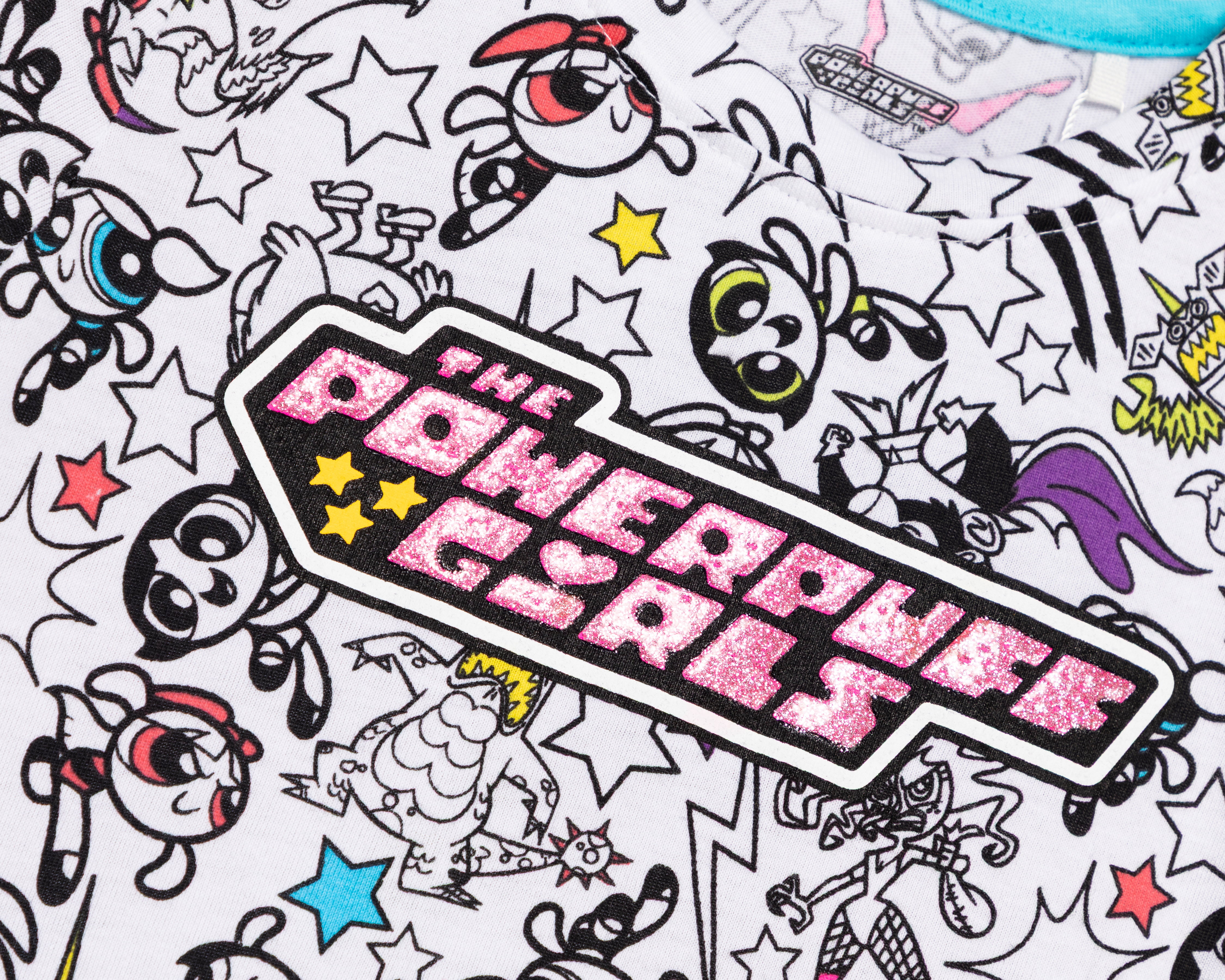 Foto 4 pulgar | Foto 3 | Playera Las Chicas Superpoderosas Manga Corta para Niña