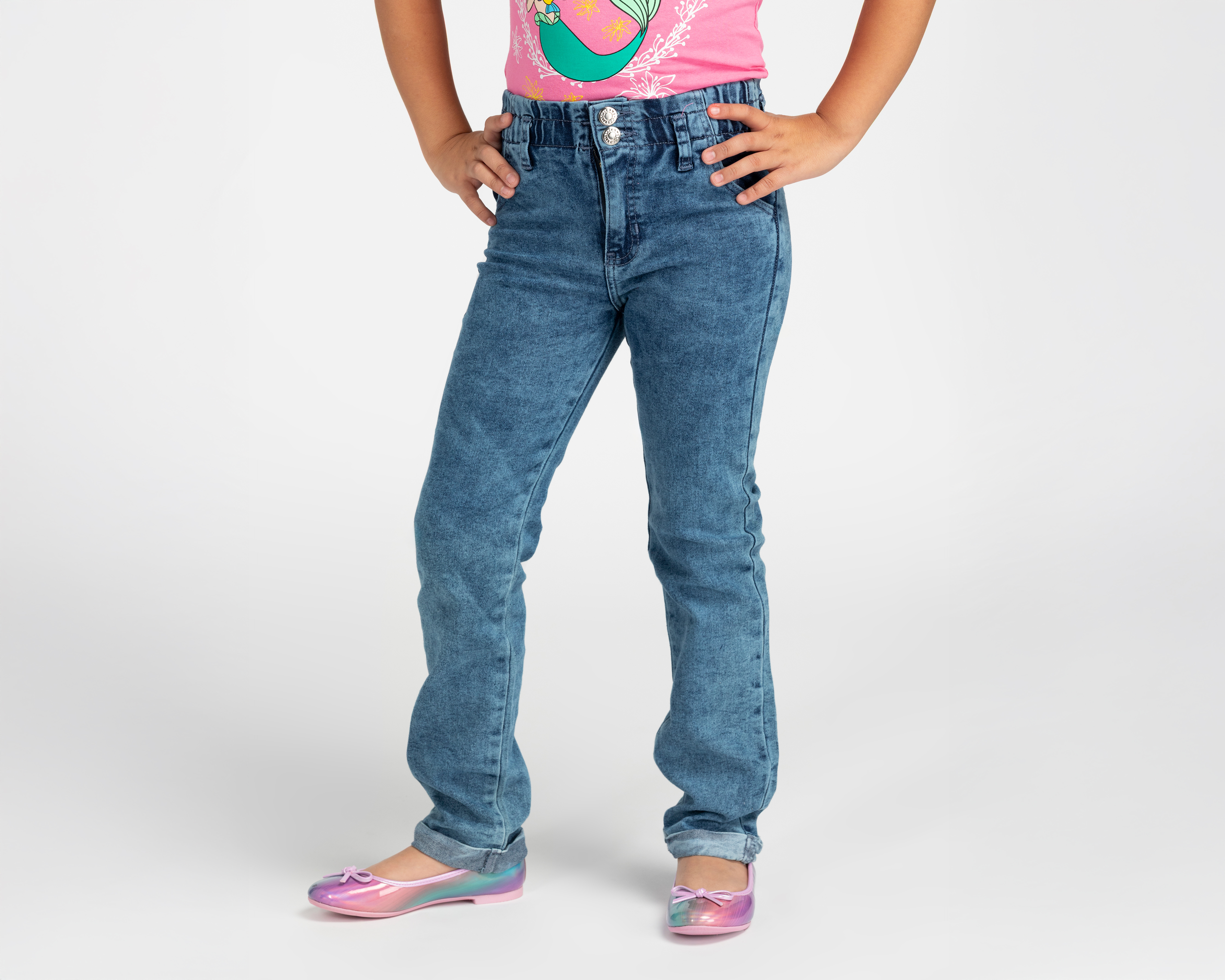 Foto 2 pulgar | Foto 1 | Pantalón Refill Recto para Niña