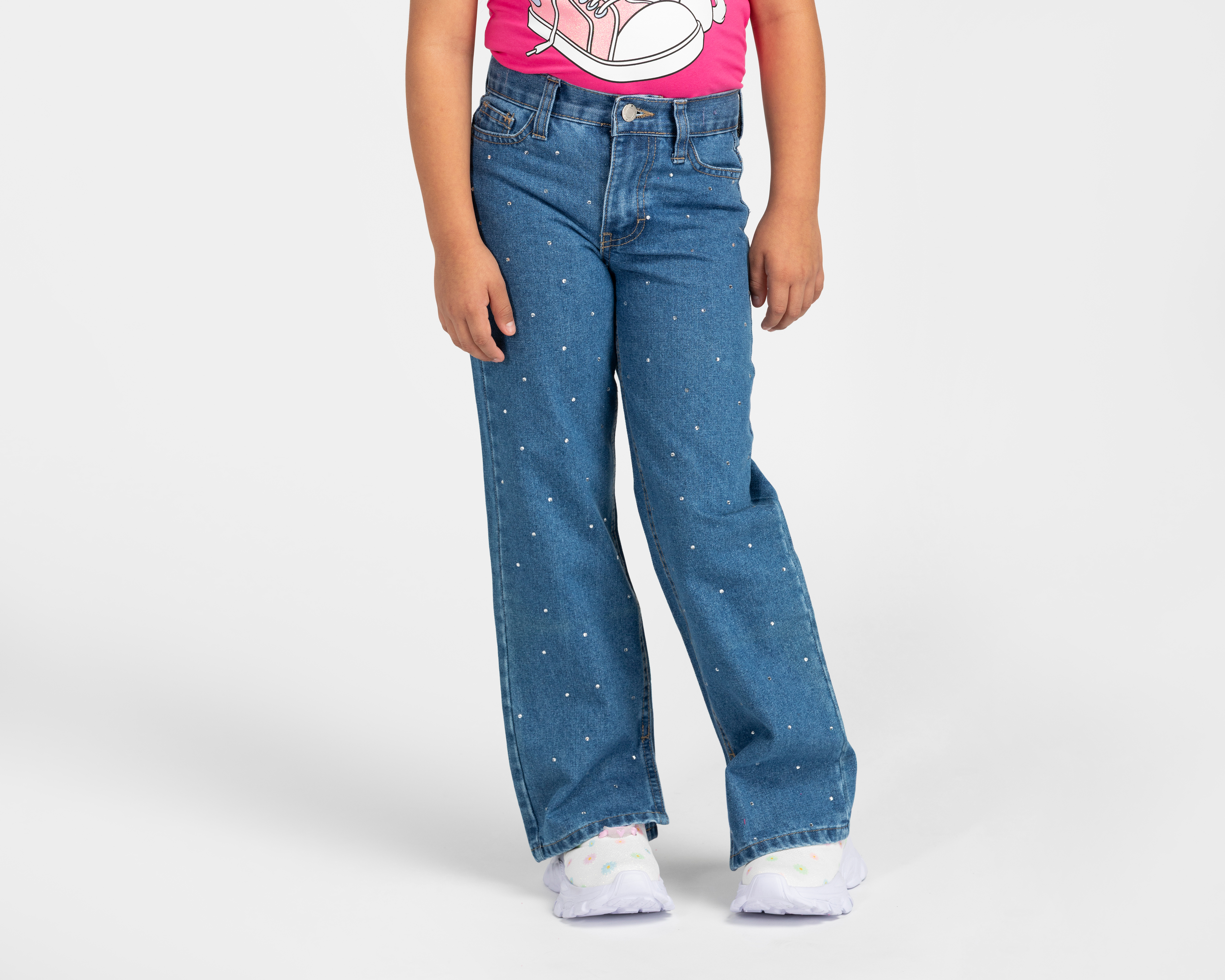 Foto 2 pulgar | Foto 1 | Pantalón Girls Attitude Wide Leg para Niña