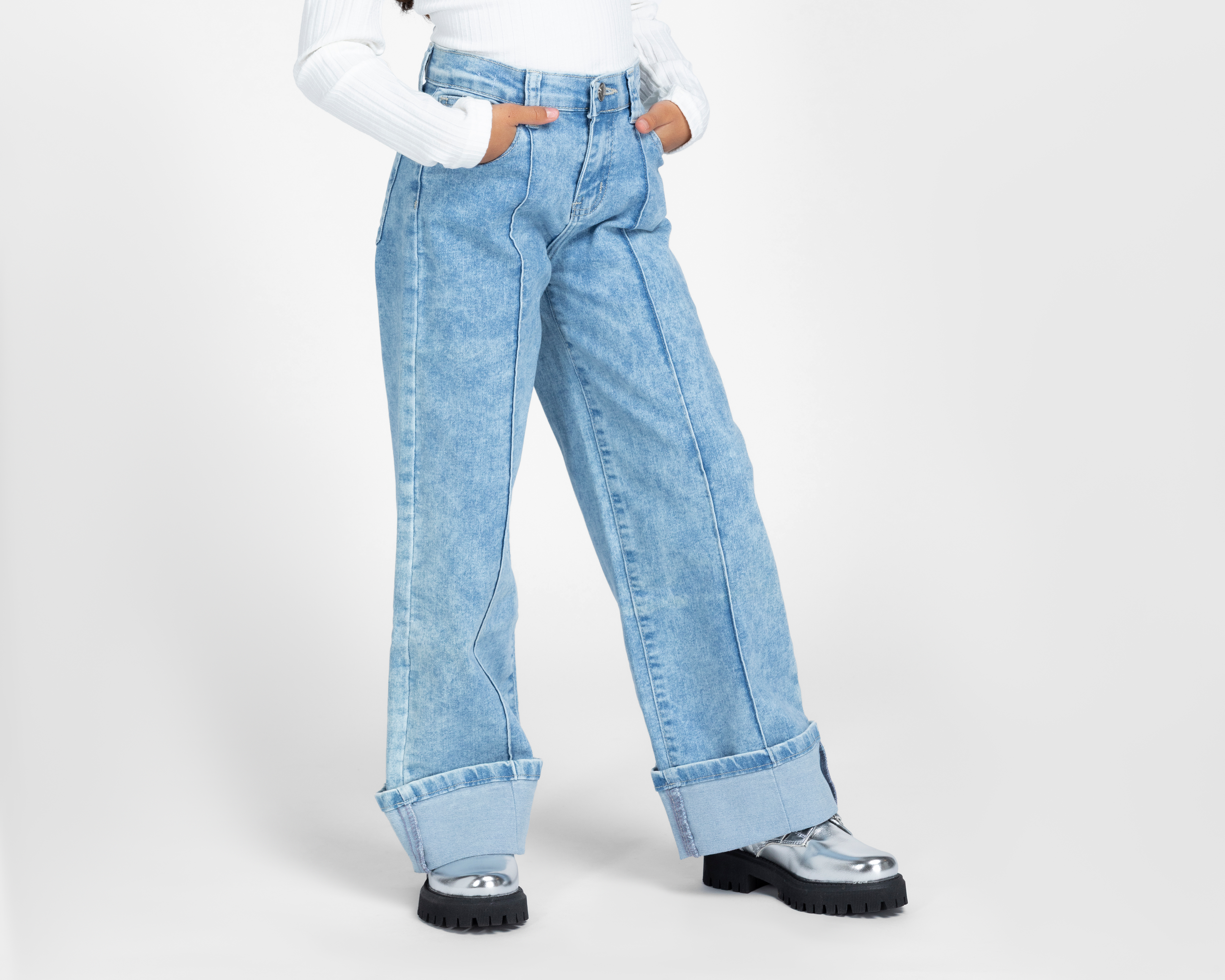 Pantalón Wide Leg Refill para Niña