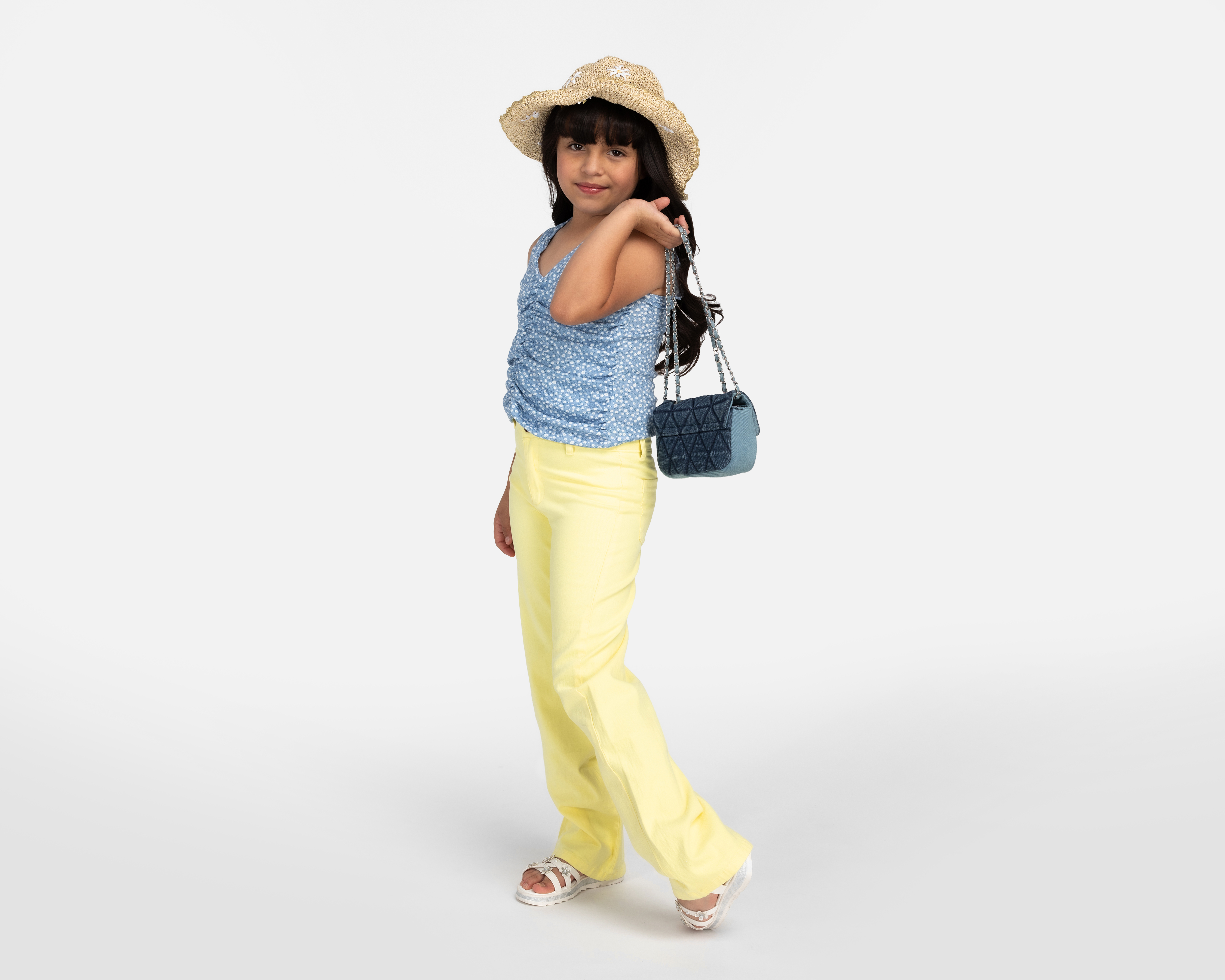 Foto 3 pulgar | Foto 2 | Pantalón Girls Attitude Wide Leg para Niña