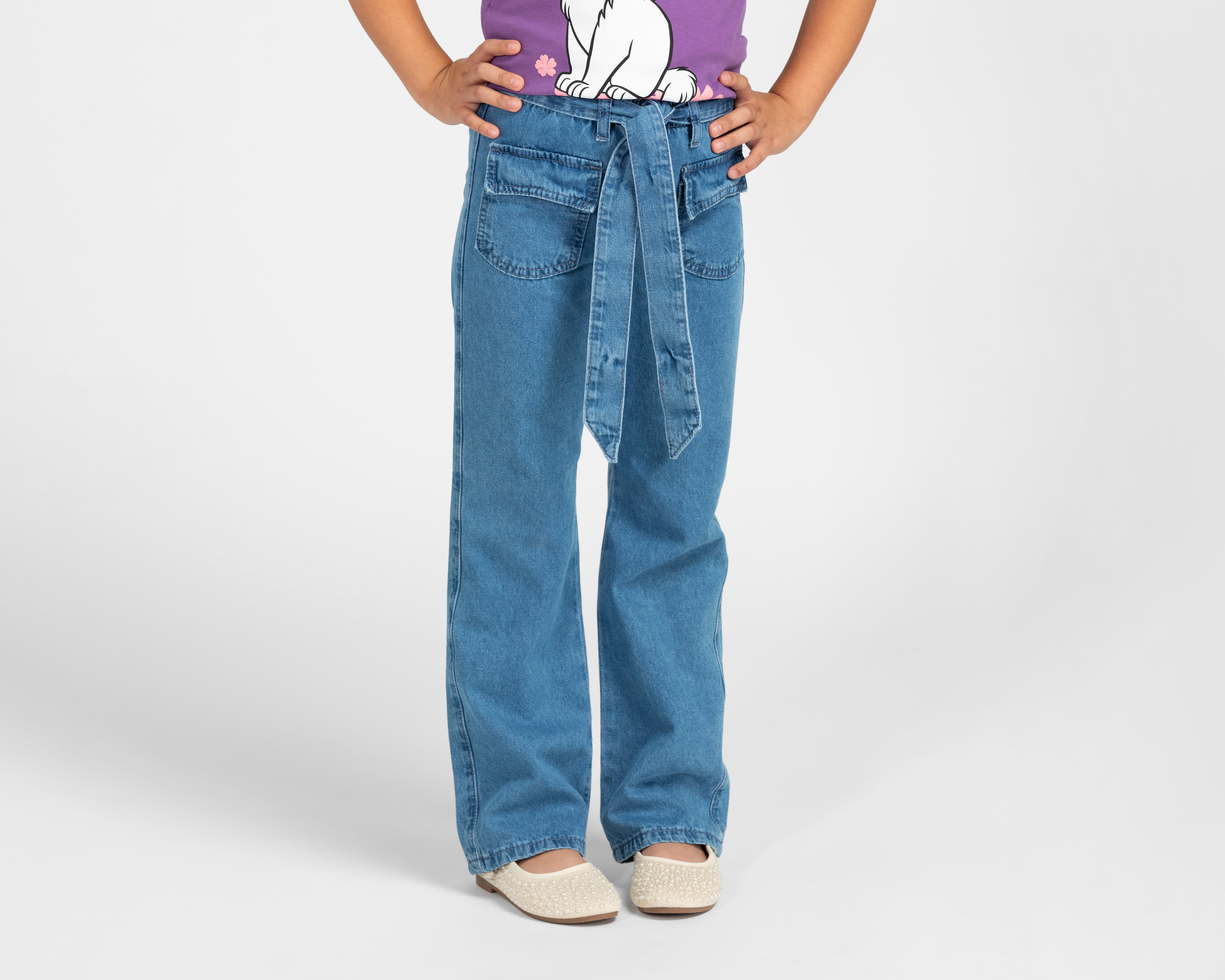 Foto 2 pulgar | Foto 1 | Pantalón Refill Wide Leg para Niña