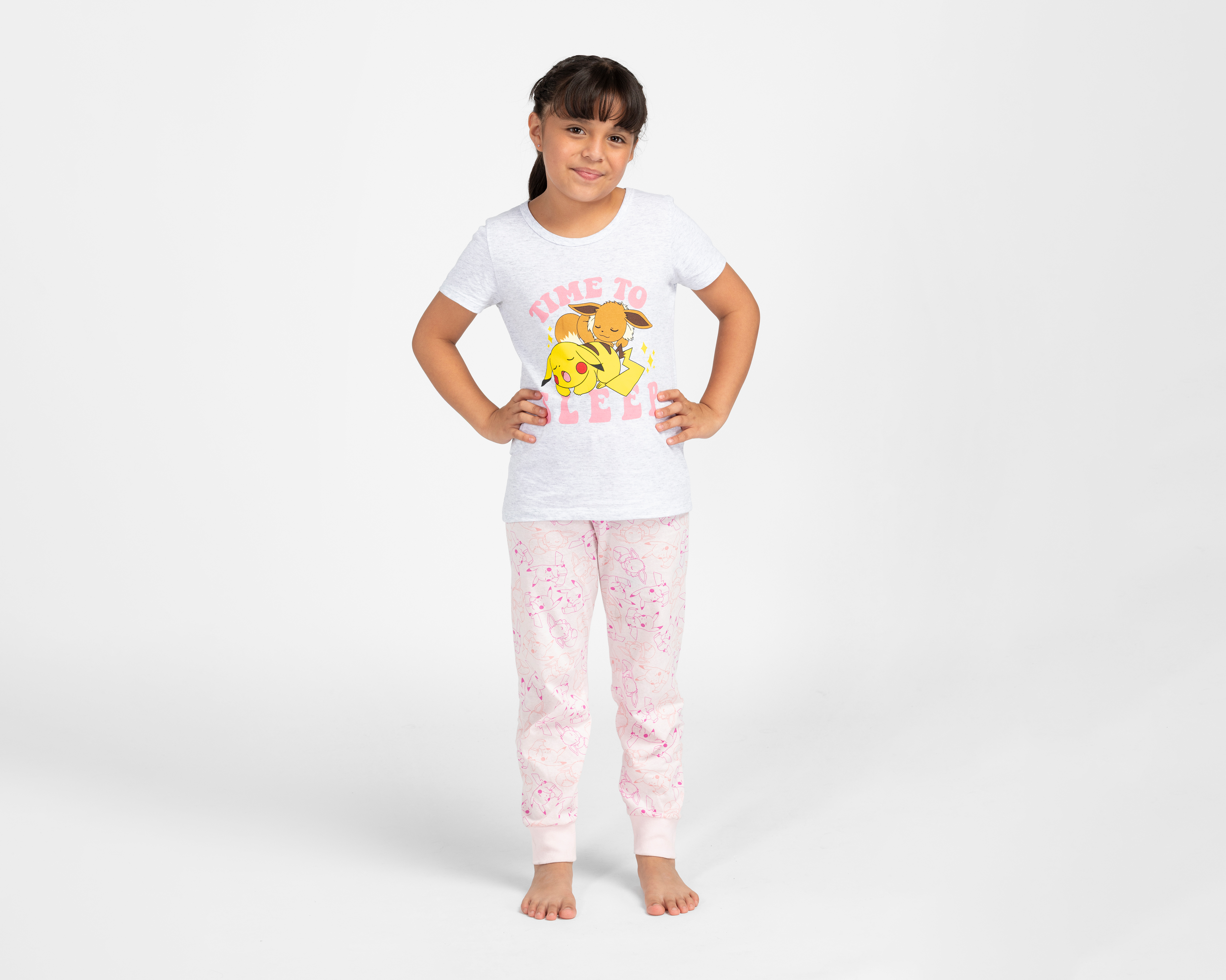 Foto 2 pulgar | Foto 1 | Pijama para Niña Pokémon Estampada 2 Piezas