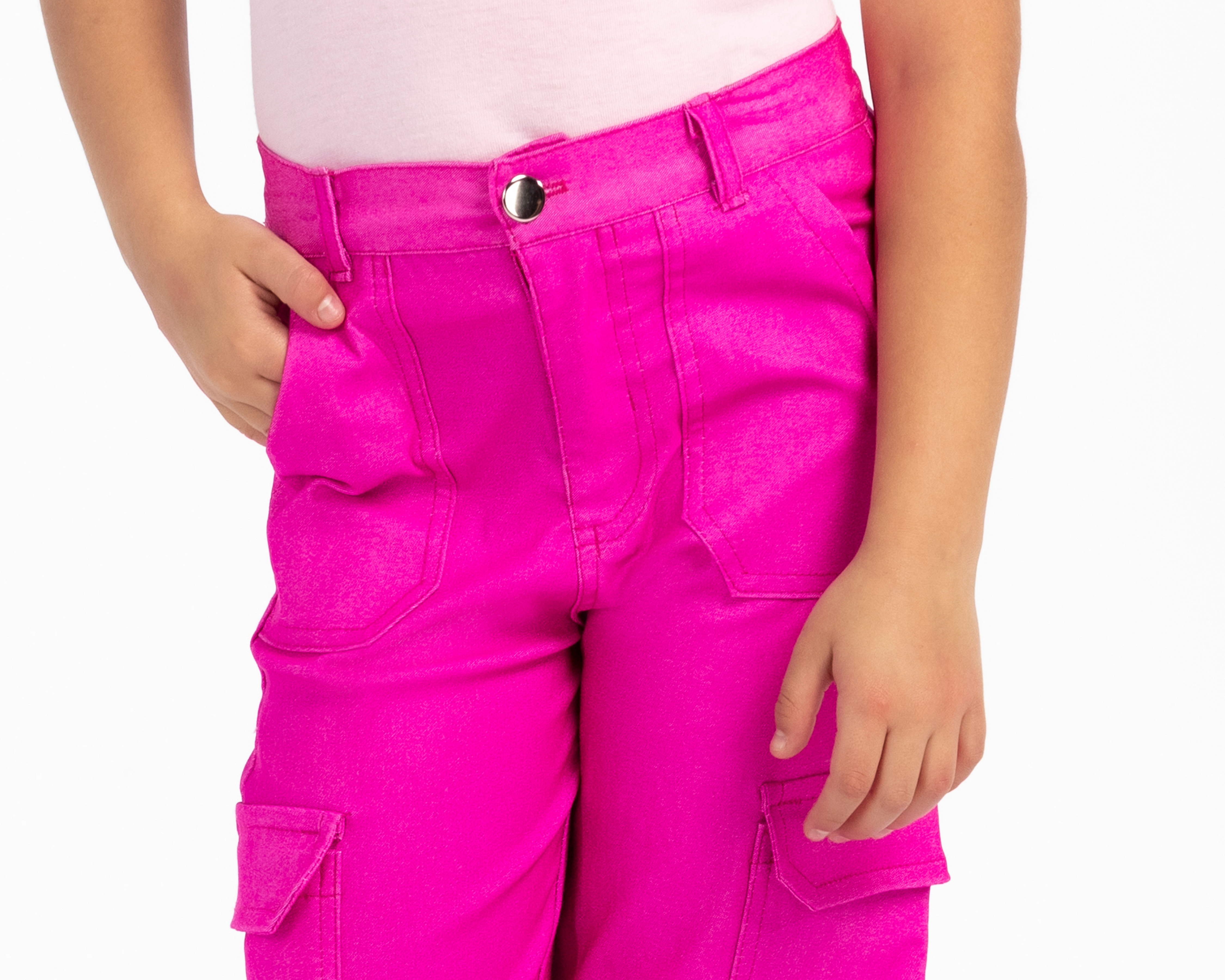 Foto 5 pulgar | Foto 4 | Pantalón Girls Attitude Cargo para Niña