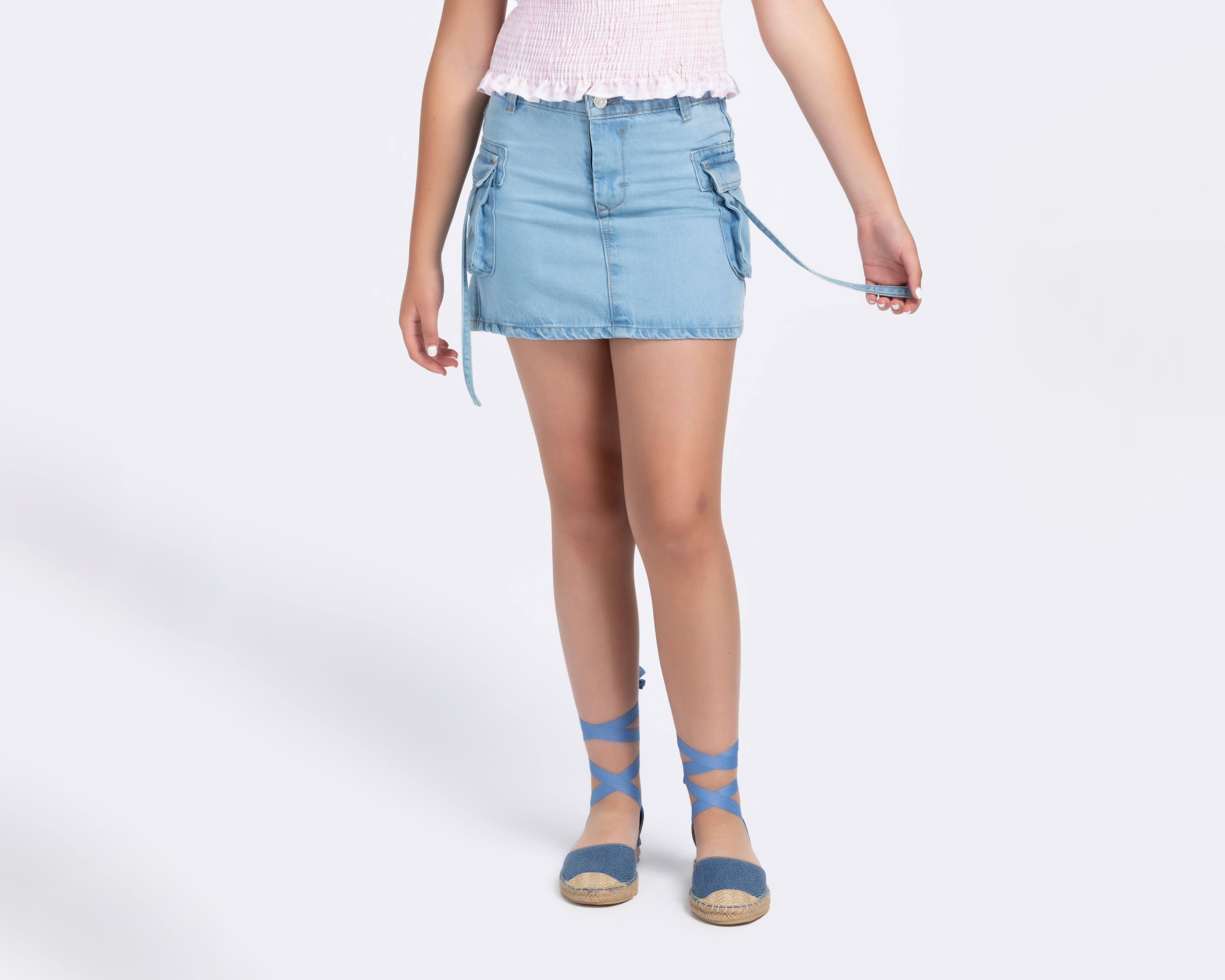 Foto 1 | Foto 1 | Falda Azul Refill para Niña