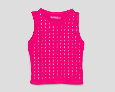Foto 1 | Foto 1 | Playera de Cuello Redondo Rosa Girls Attitude para Niña