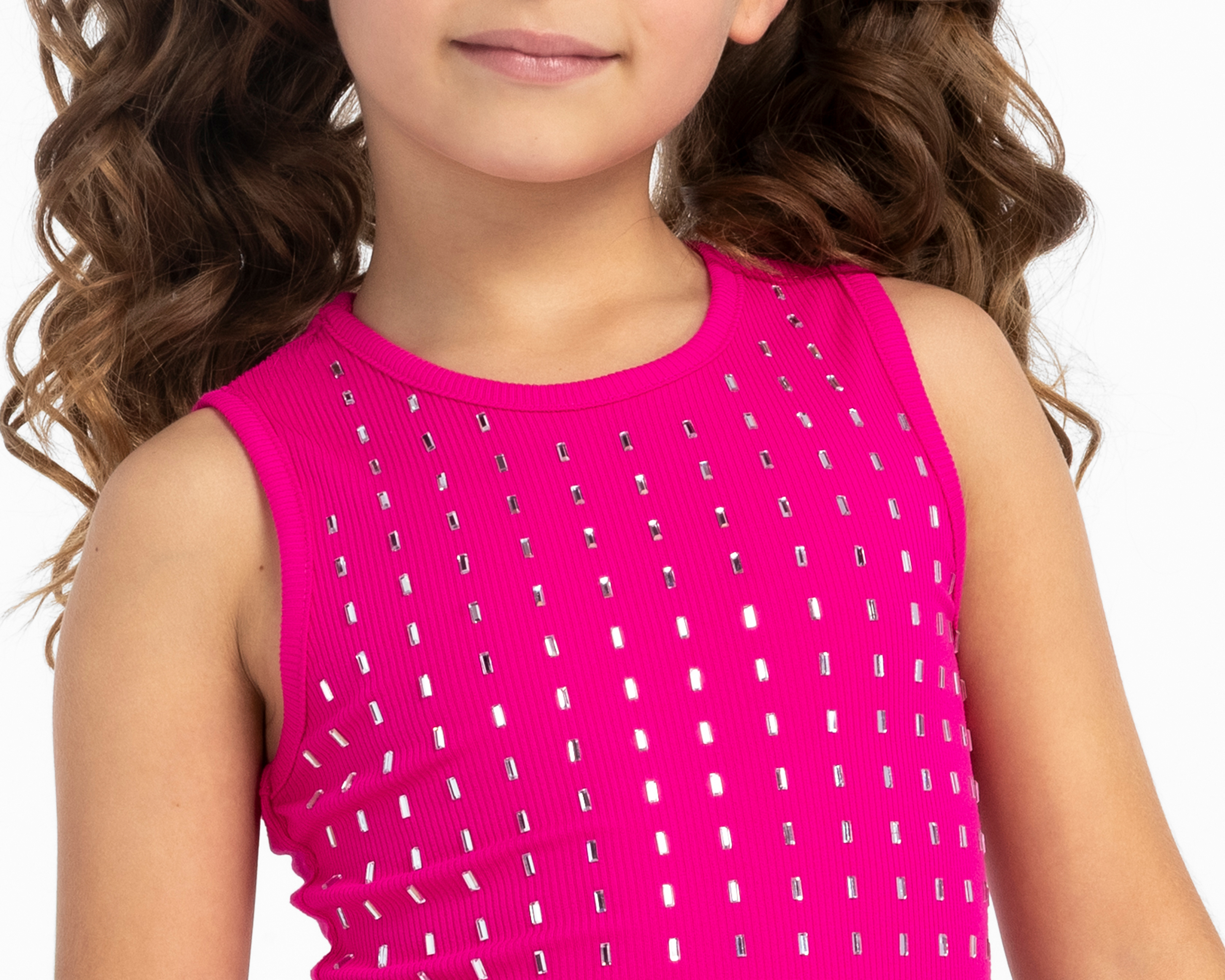 Foto 4 | Foto 4 | Playera de Cuello Redondo Rosa Girls Attitude para Niña