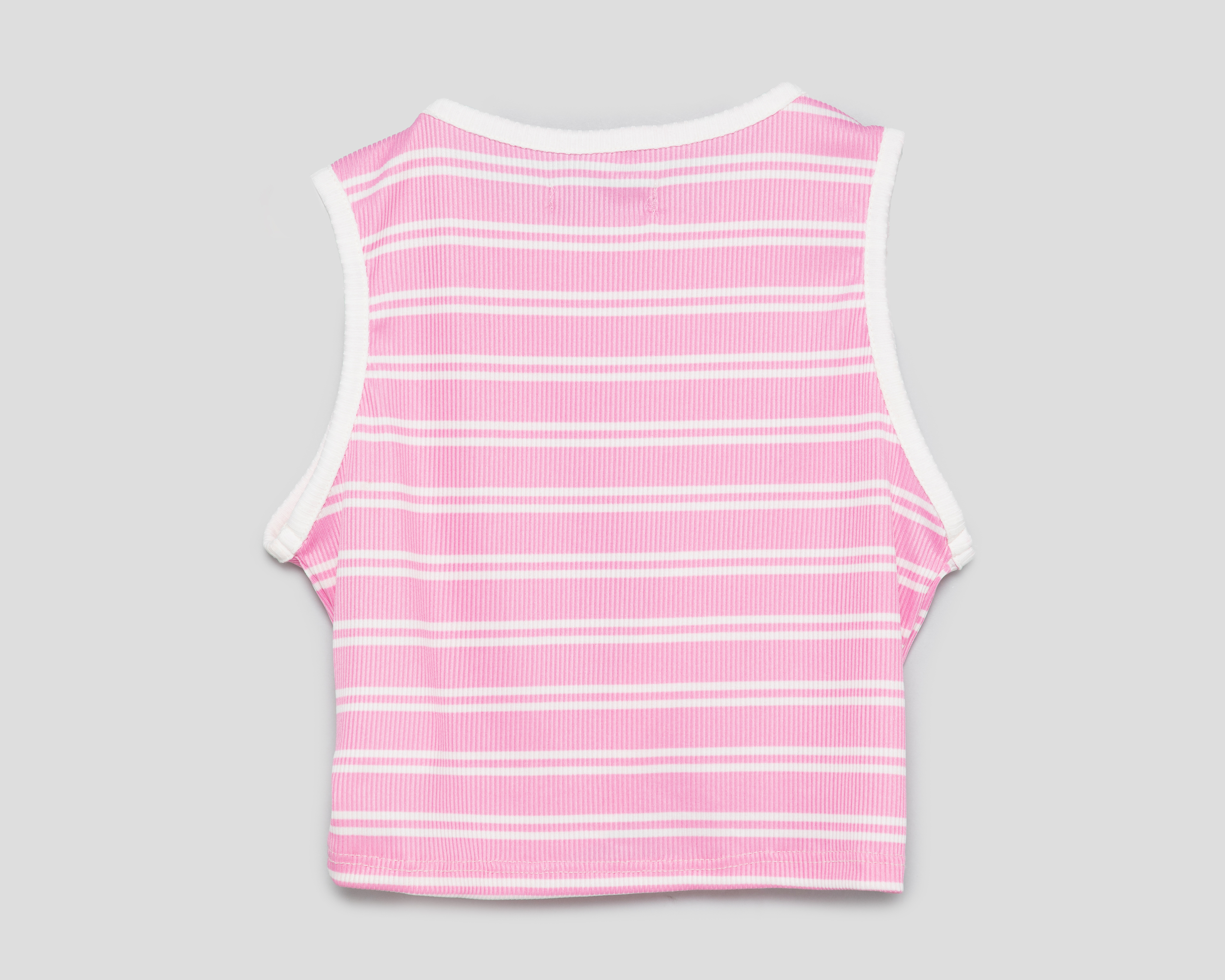 Foto 2 | Foto 2 | Playera Girls Attitude sin Mangas a Rayas para Niña