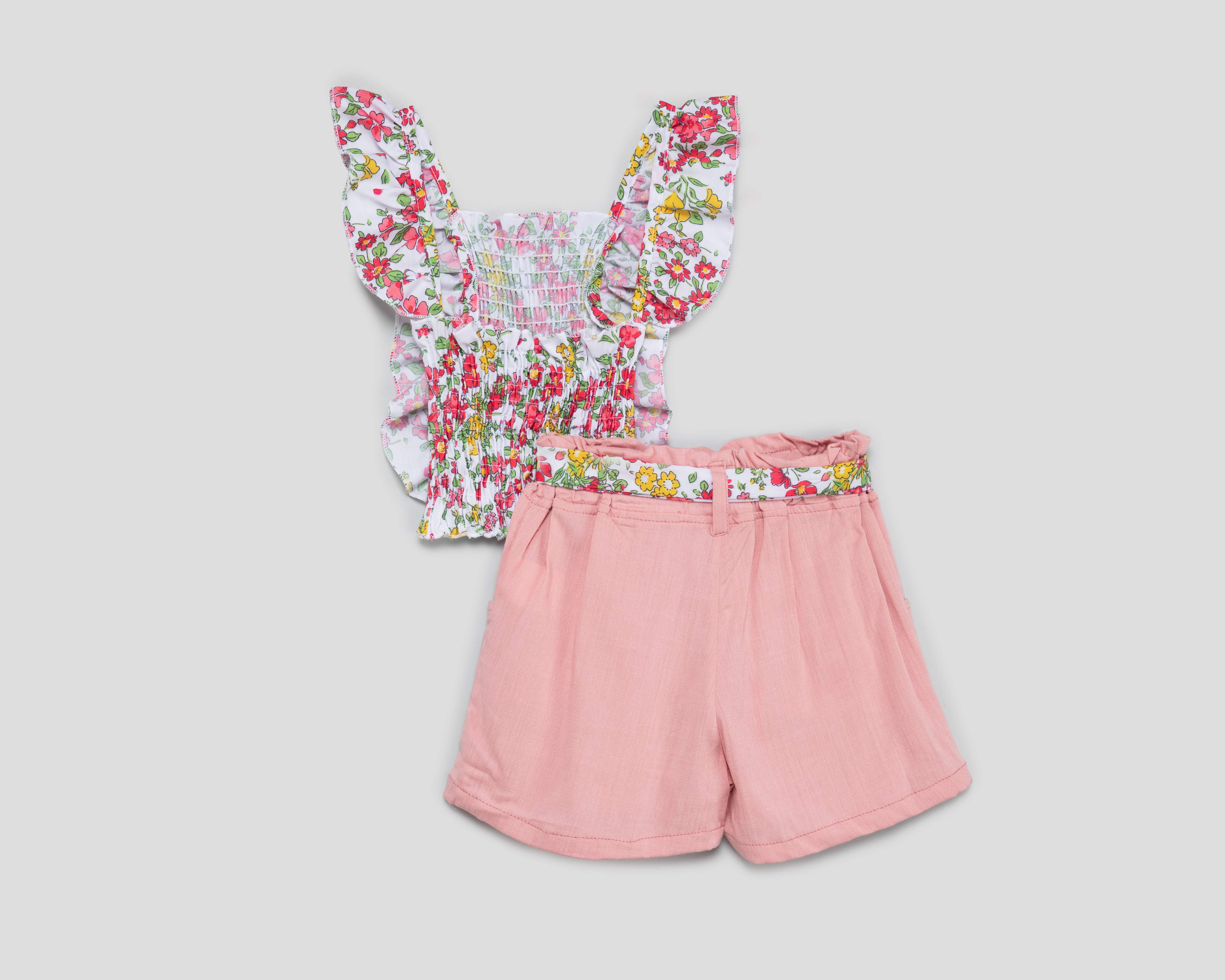 Foto 3 pulgar | Foto 2 | Conjunto de Blusa y Short Girls Attitude para Niña 2 Piezas