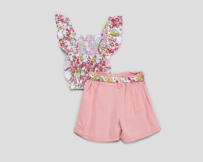 Foto 2 | Foto 2 | Conjunto de Blusa y Short Girls Attitude para Niña 2 Piezas