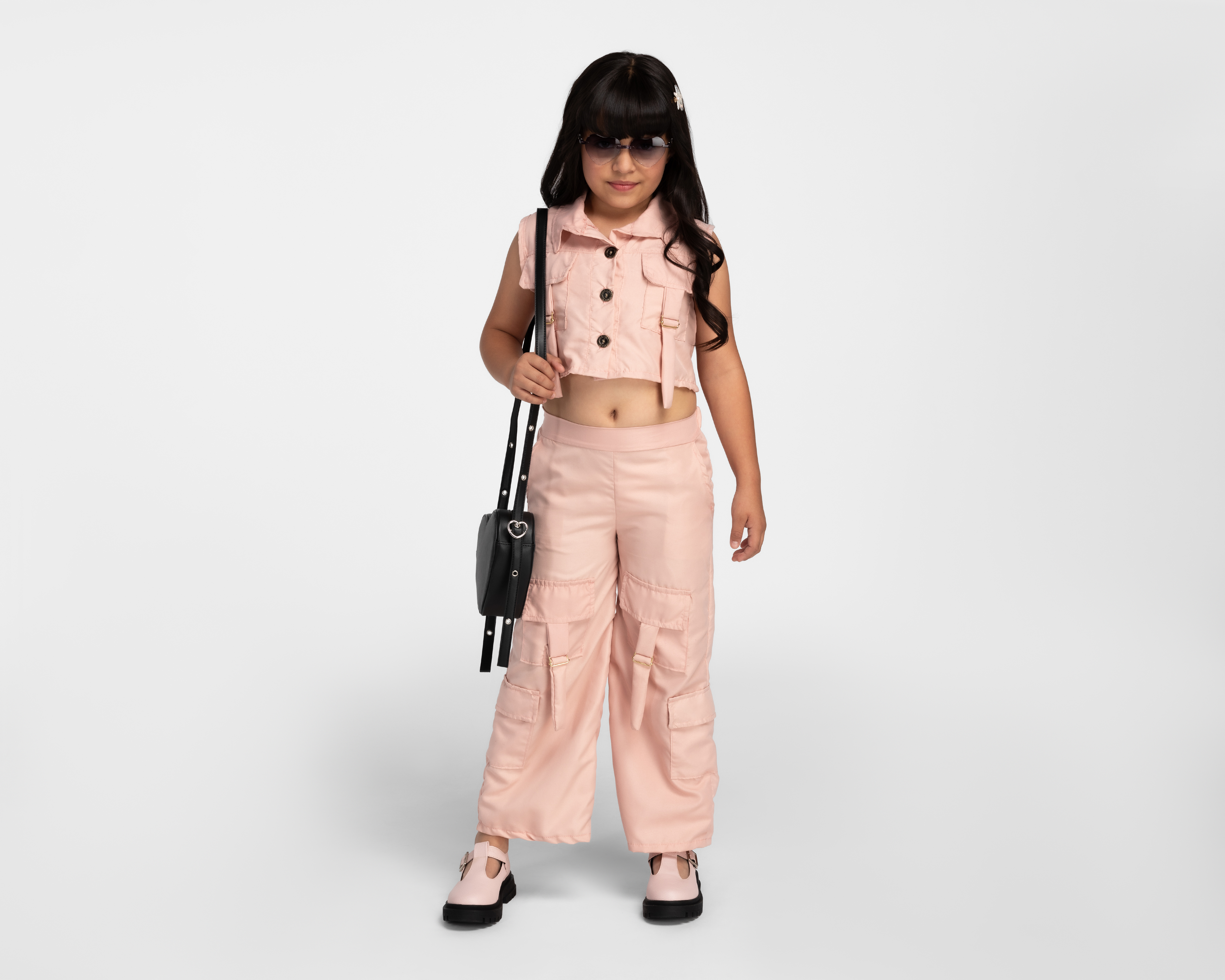 Foto 3 pulgar | Foto 2 | Conjunto de Pantalón y Chaleco Girls Attitude para Niña