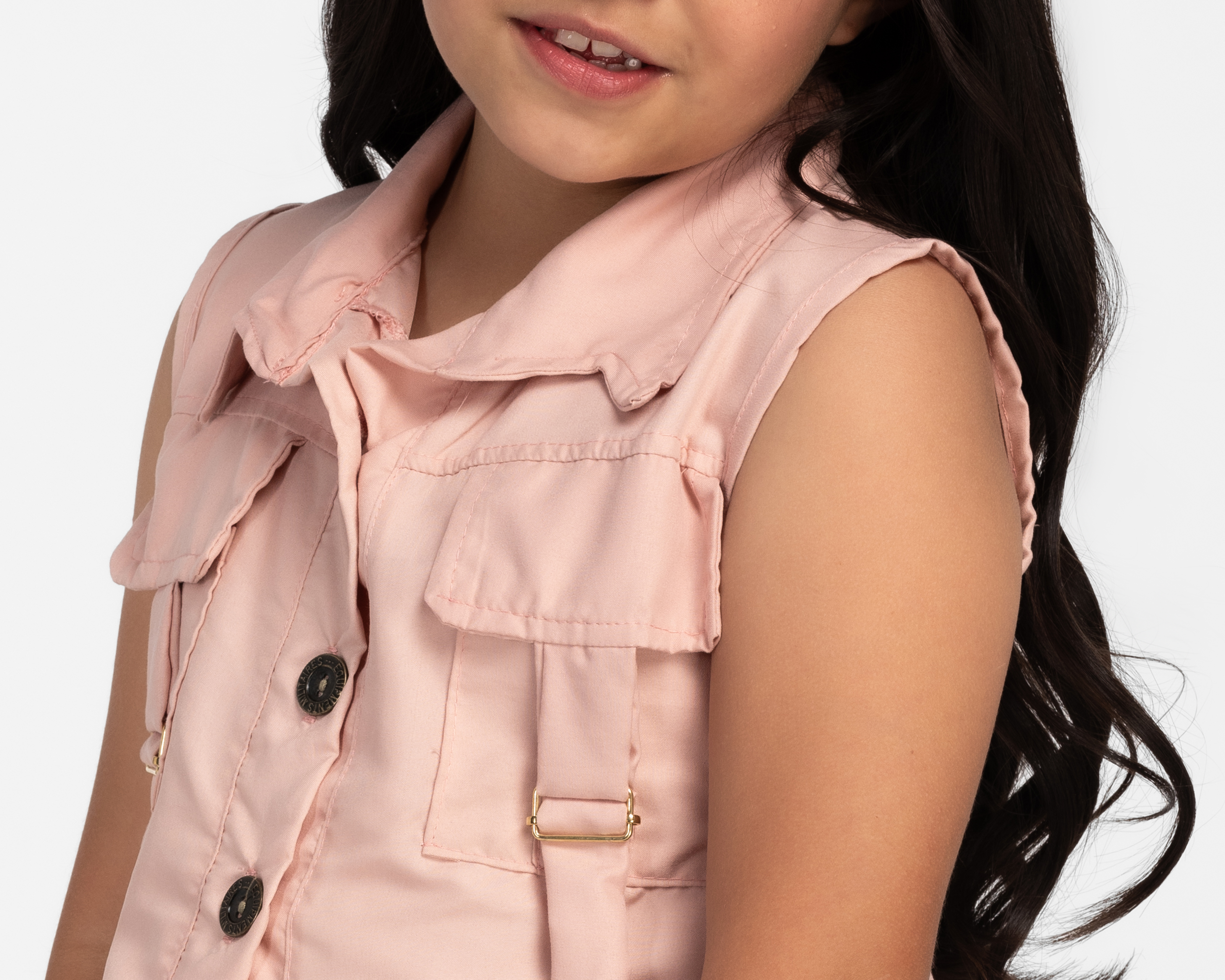 Foto 5 pulgar | Foto 4 | Conjunto de Pantalón y Chaleco Girls Attitude para Niña