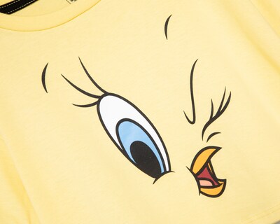 Foto 3 | Foto 3 | Playera de Cuello Redondo Amarillo Looney Tunes para Niña