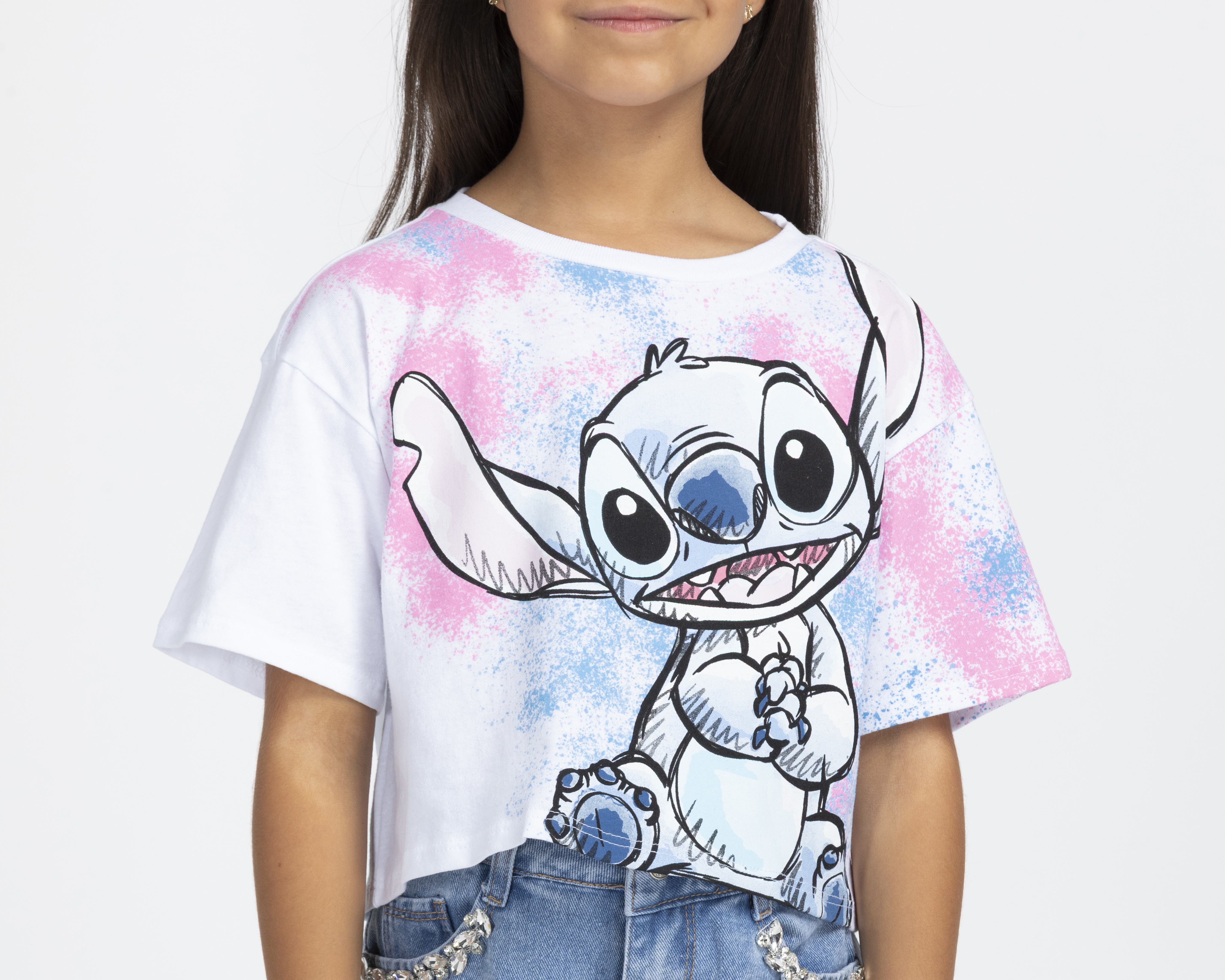 Foto 4 pulgar | Foto 3 | Playera Lilo & Stitch Disney para Niña