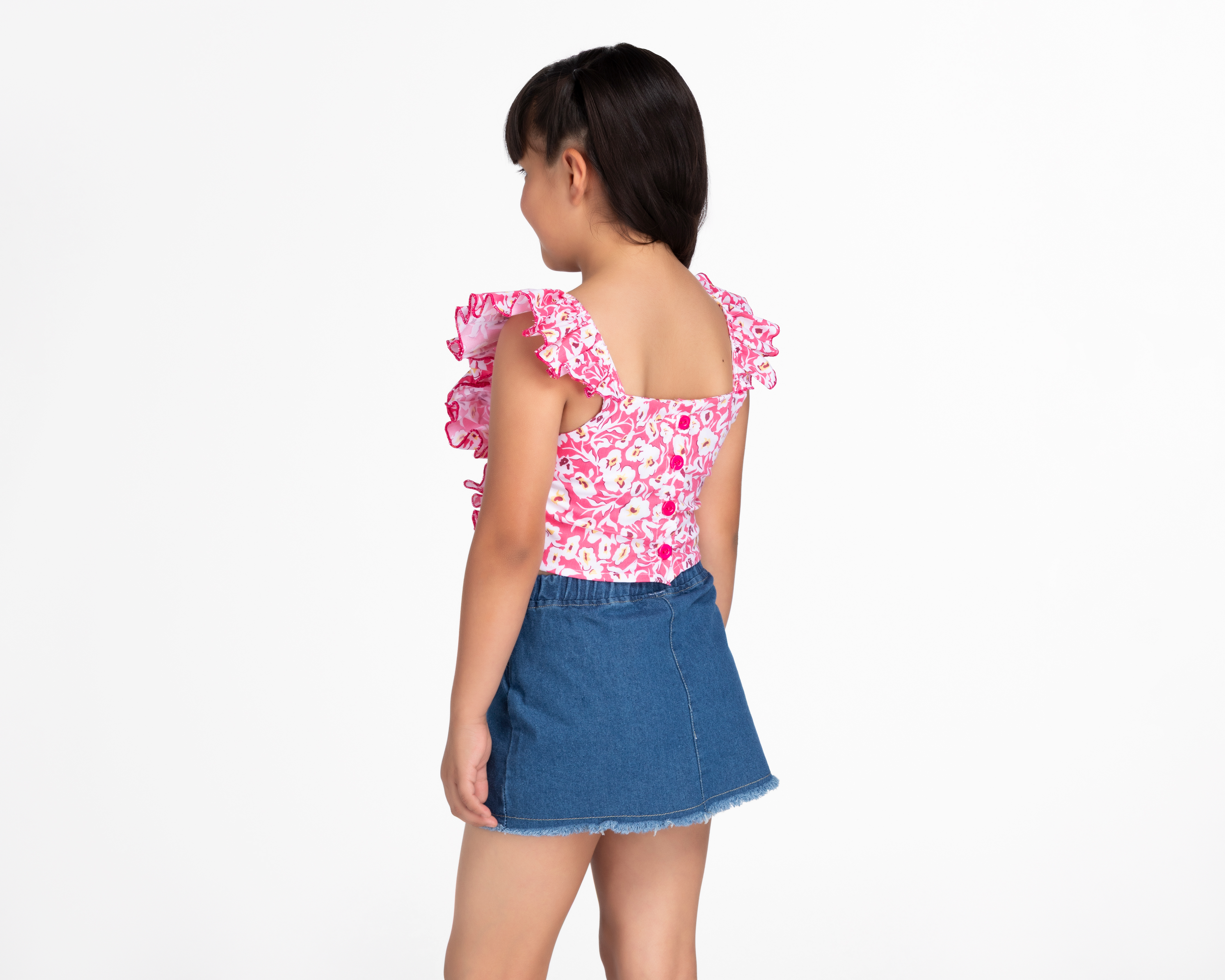 Foto 5 pulgar | Foto 4 | Conjunto de Falda y Blusa 18 Forever para Niña