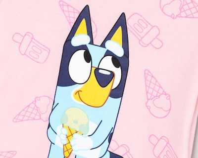 Foto 3 | Foto 3 | Playera Bluey Manga Corta para Niña