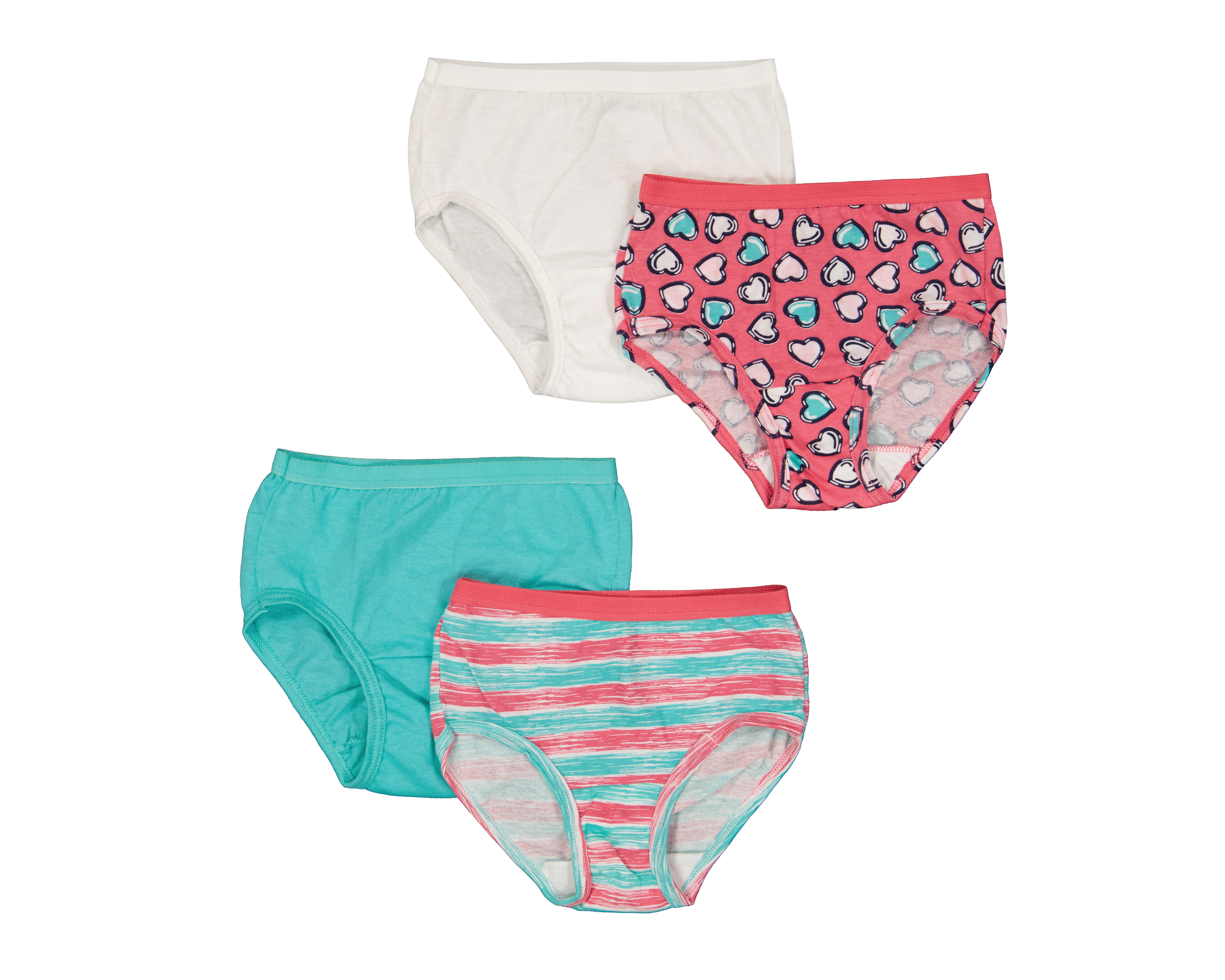 Foto 2 pulgar | Foto 1 | Pantaleta Fruit Of The Loom para Niña 4 Piezas