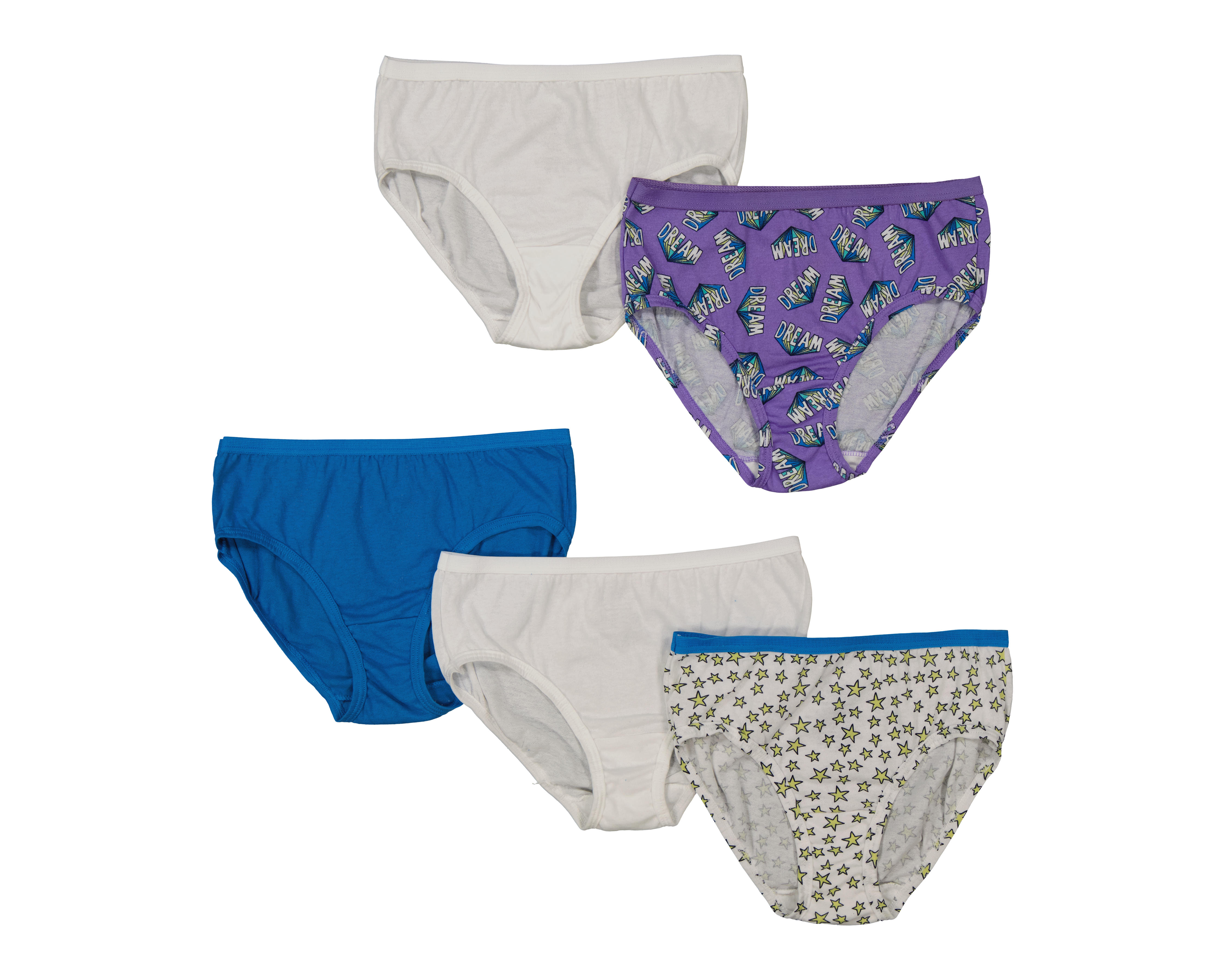 Pantaleta Fruit Of The Loom para Niña 5 Piezas