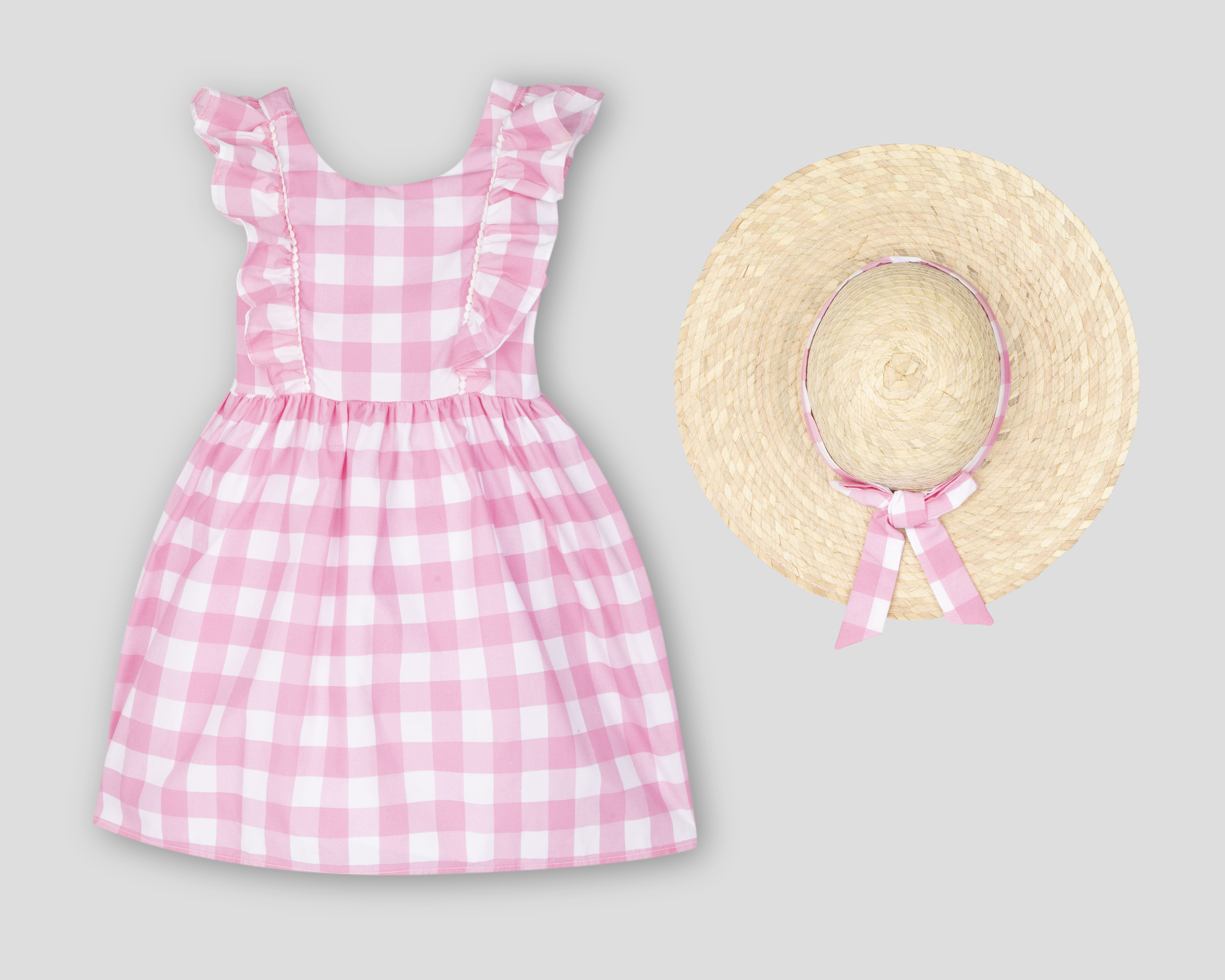 Vestido Rosa Girls Attitude para Niña con Sombrero