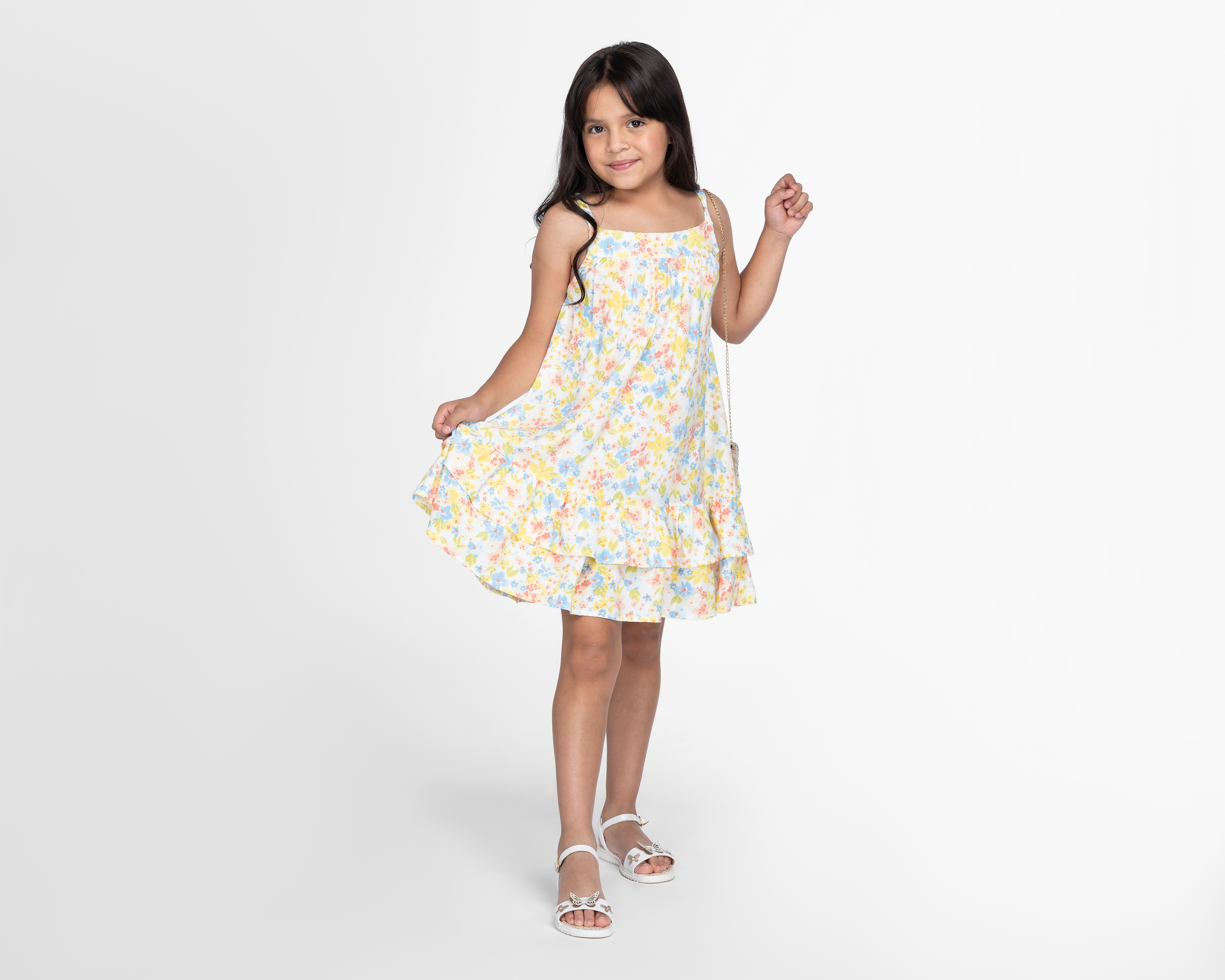 Vestido Multicolor Girls Attitude para Niña con Bolsa