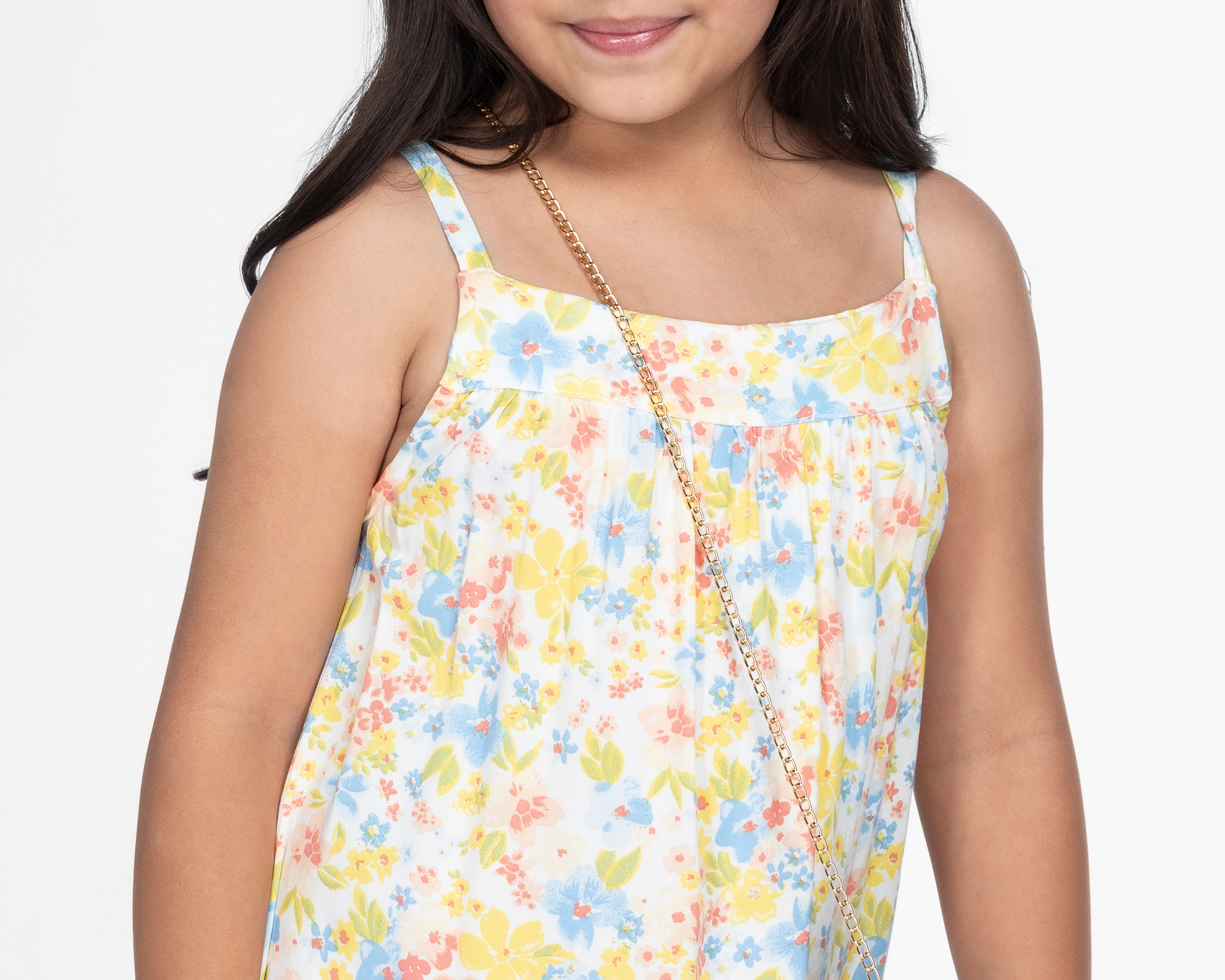 Foto 4 pulgar | Foto 3 | Vestido Multicolor Girls Attitude para Niña con Bolsa