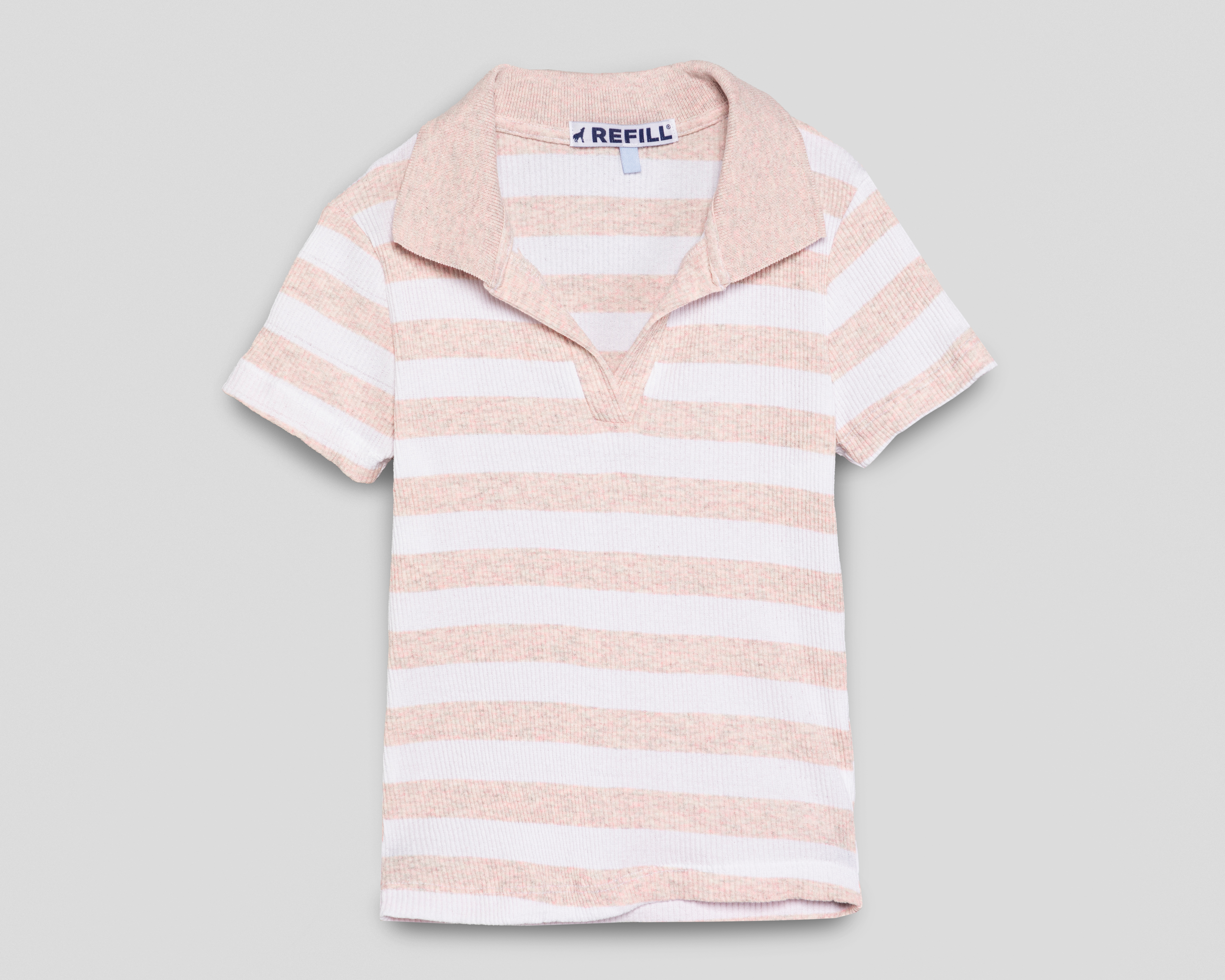 Foto 1 | Foto 1 | Playera Refill Manga Corta a Rayas para Niña