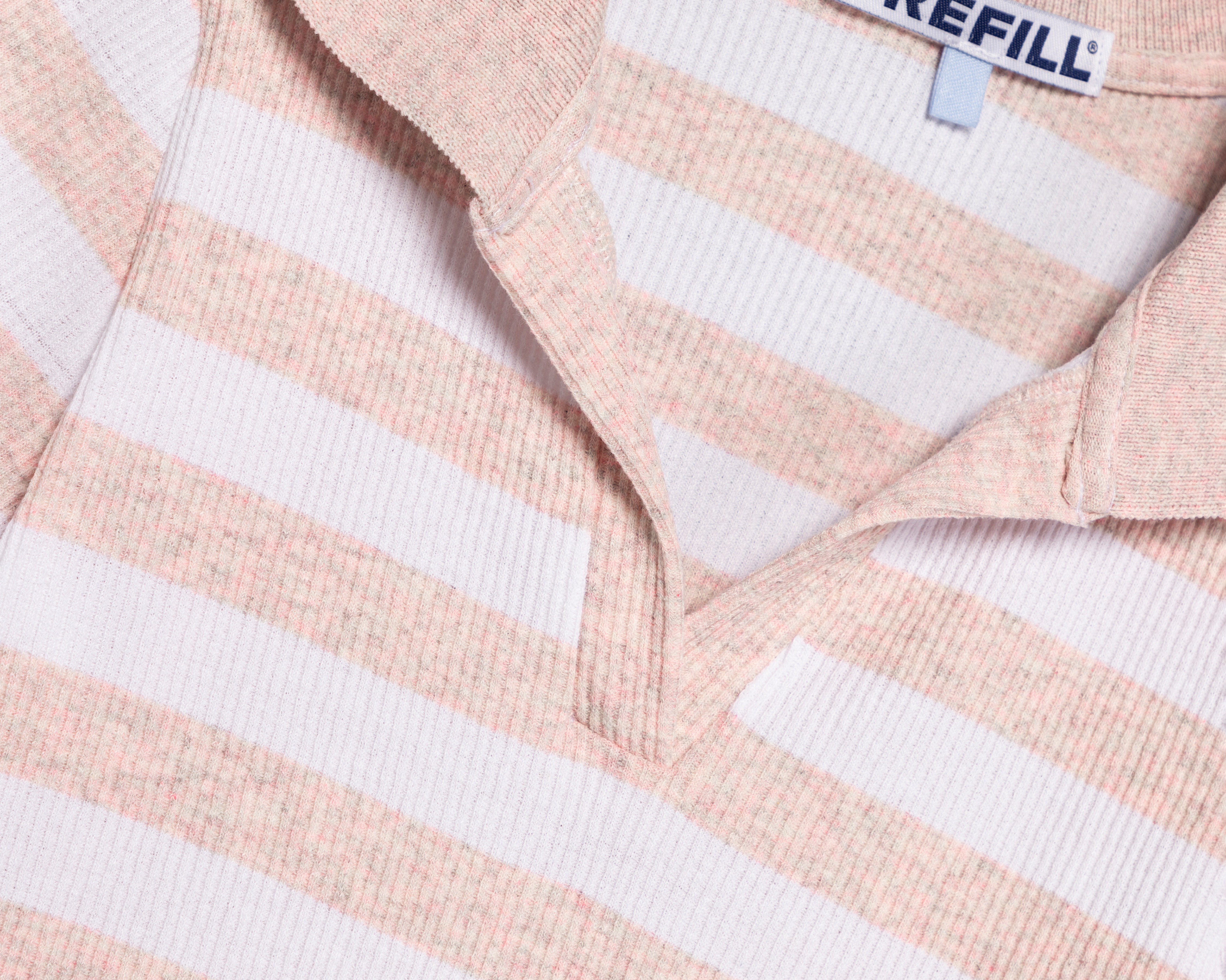 Foto 4 pulgar | Foto 3 | Playera Refill Manga Corta a Rayas para Niña