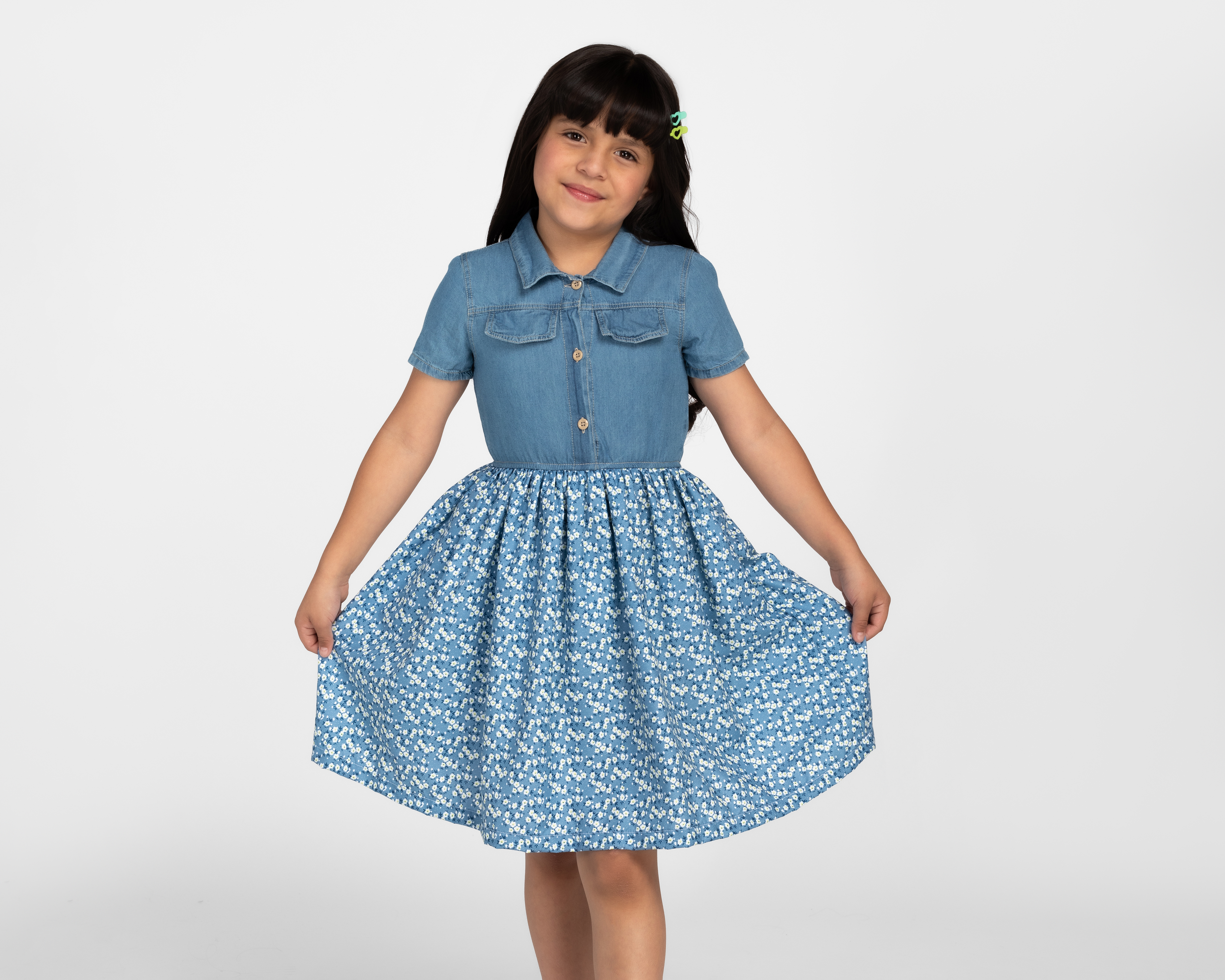 Foto 3 pulgar | Foto 2 | Vestido Azul Girls Attitude para Niña con Lentes