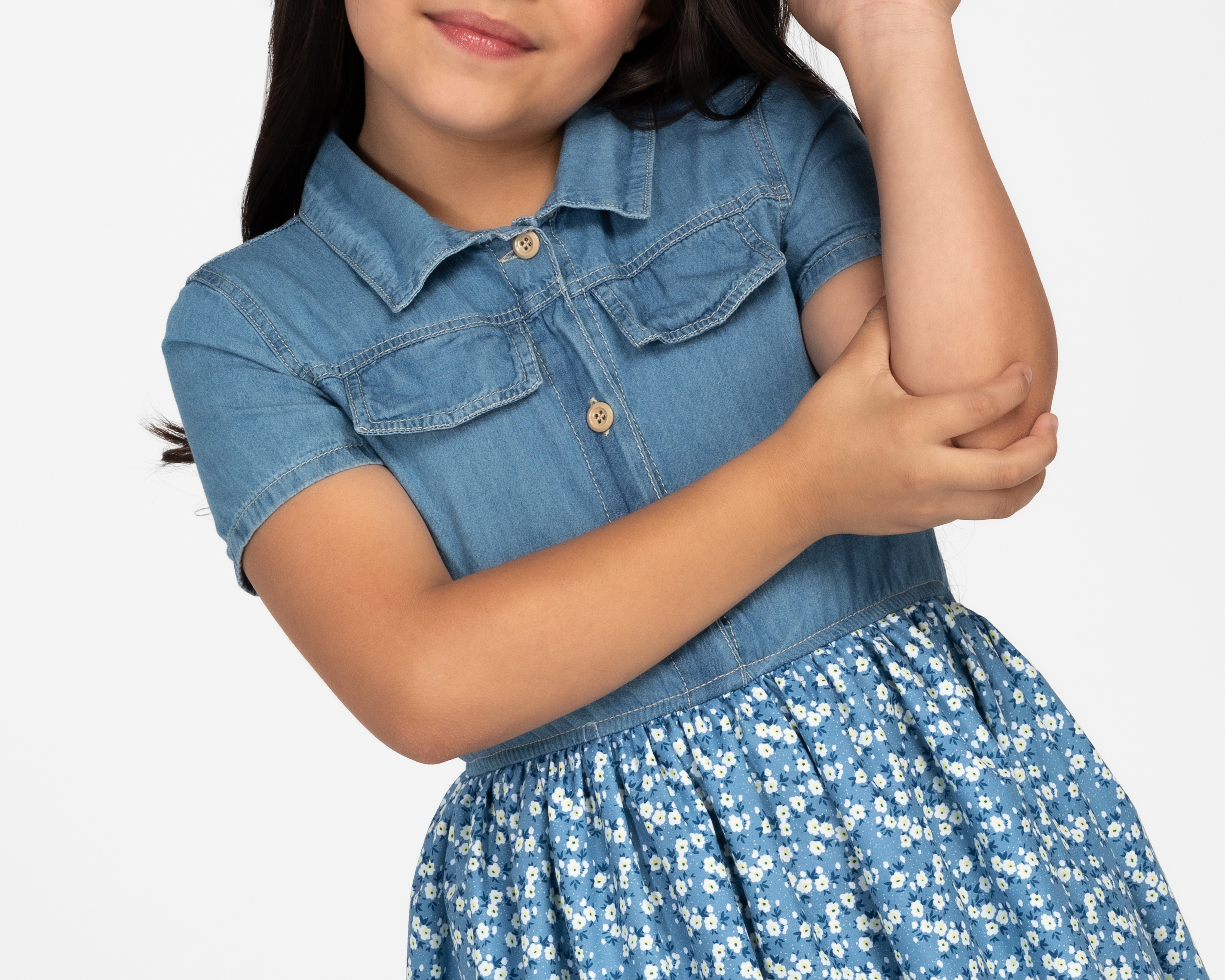 Foto 6 pulgar | Foto 5 | Vestido Azul Girls Attitude para Niña con Lentes