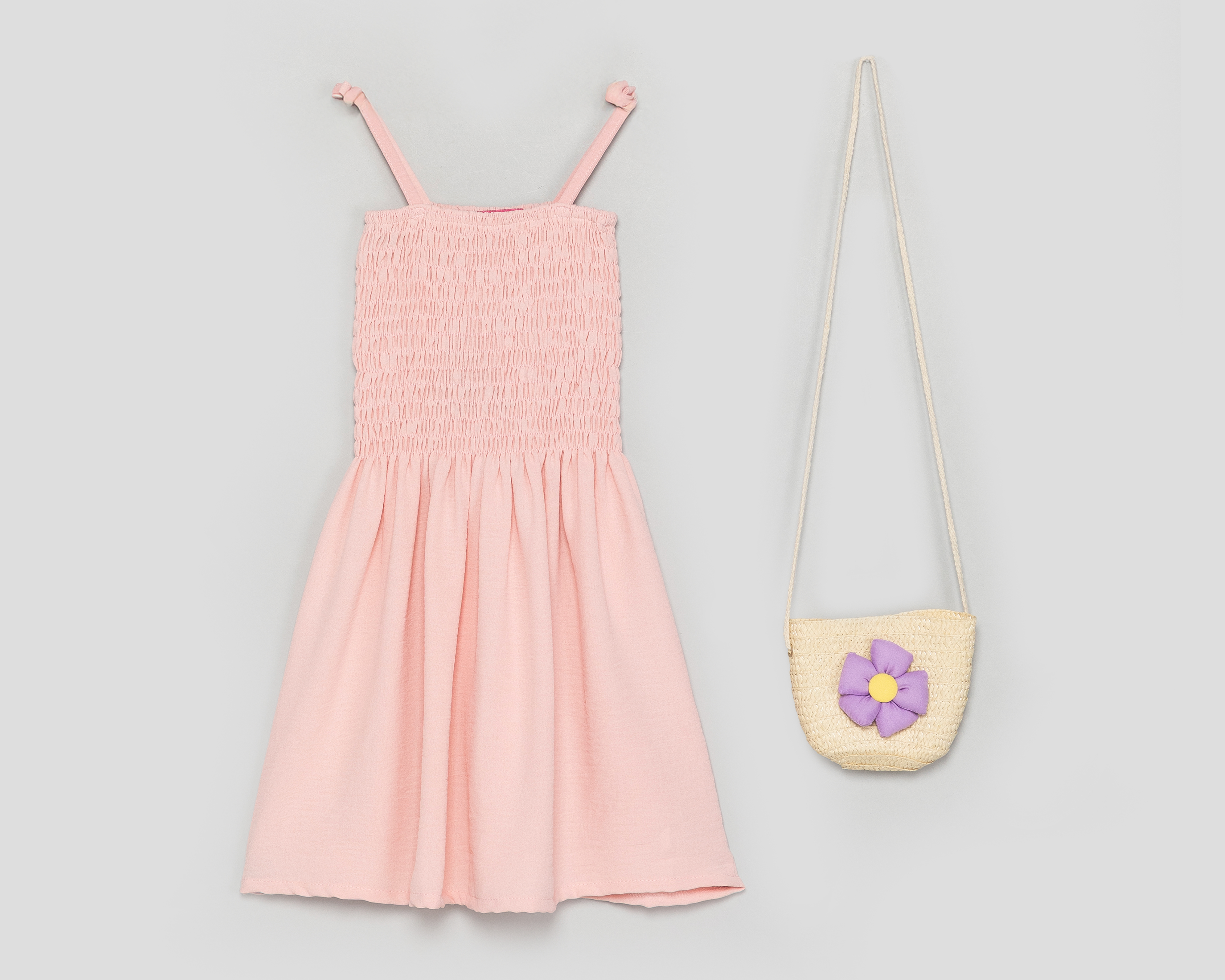 Foto 2 pulgar | Foto 1 | Vestido Rosa Girls Attitude para Niña con Bolsa