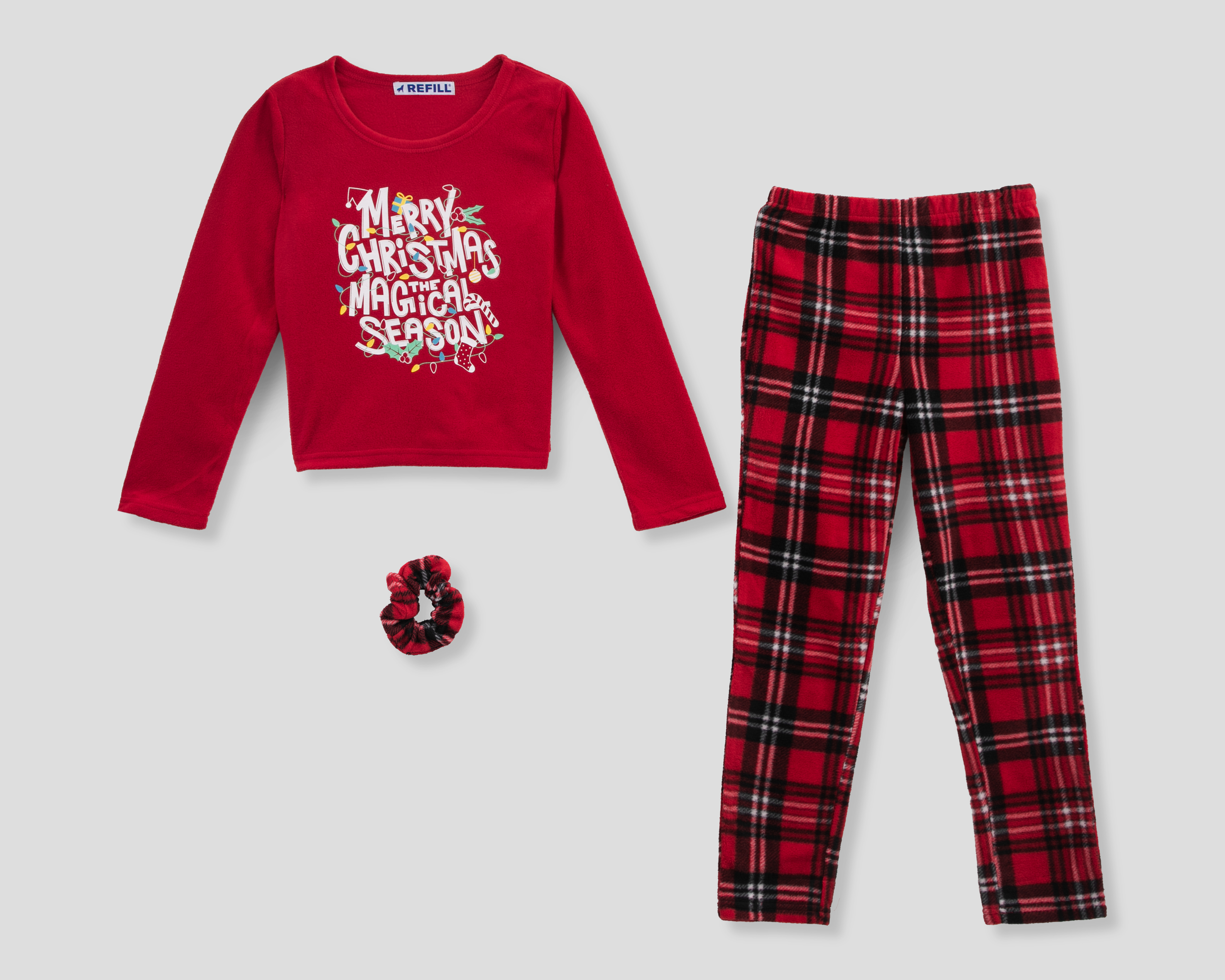 Pijama Navideña para Niña Refill