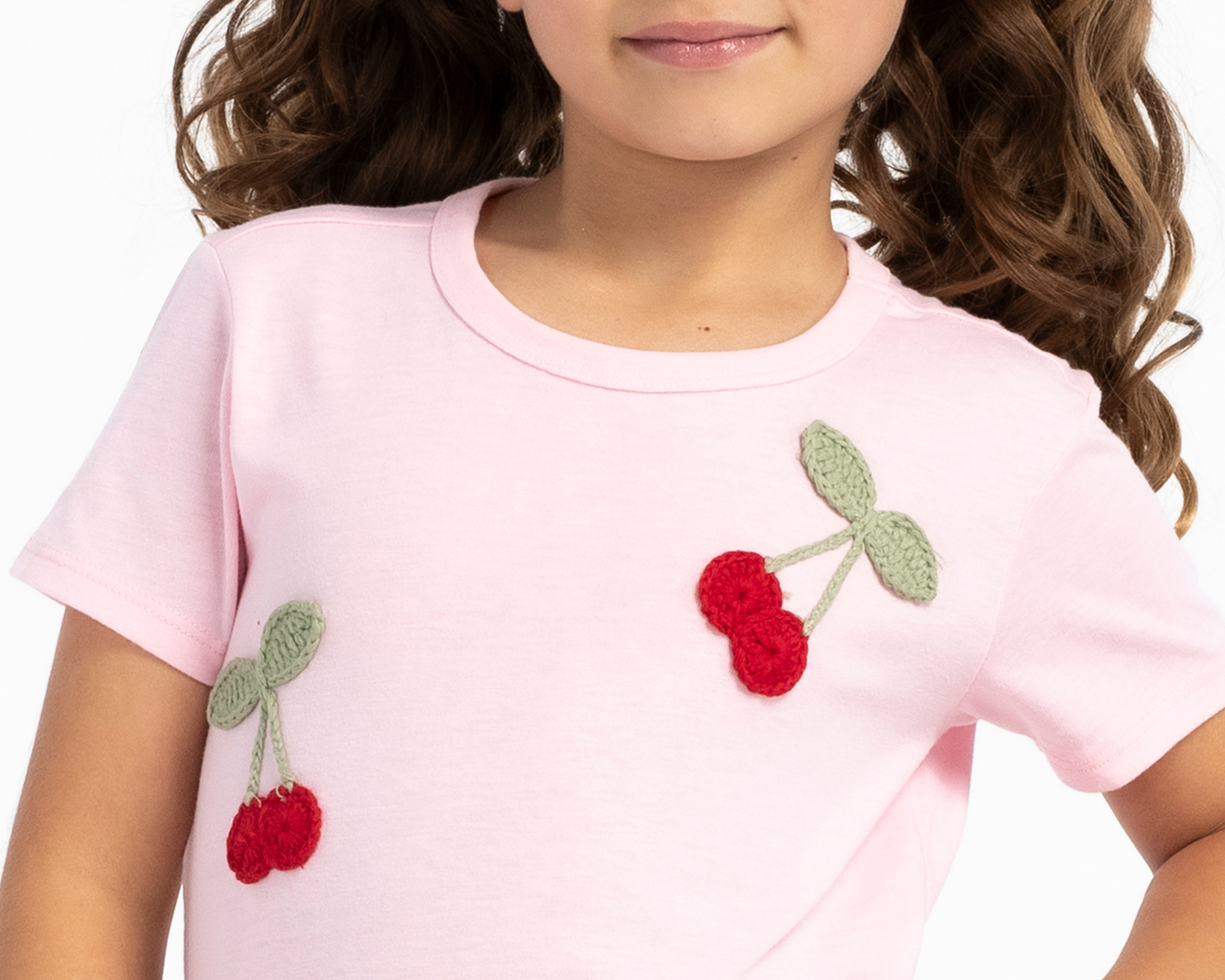 Foto 4 | Foto 4 | Playera de Cuello Redondo Rosa Girls Attitude para Niña