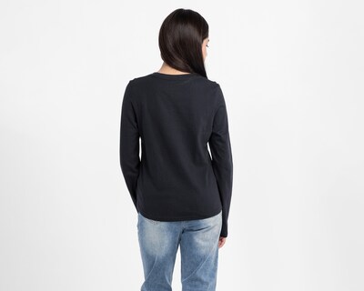 Foto 4 | Foto 4 | Playera Manga Larga Negra Refill Juvenil