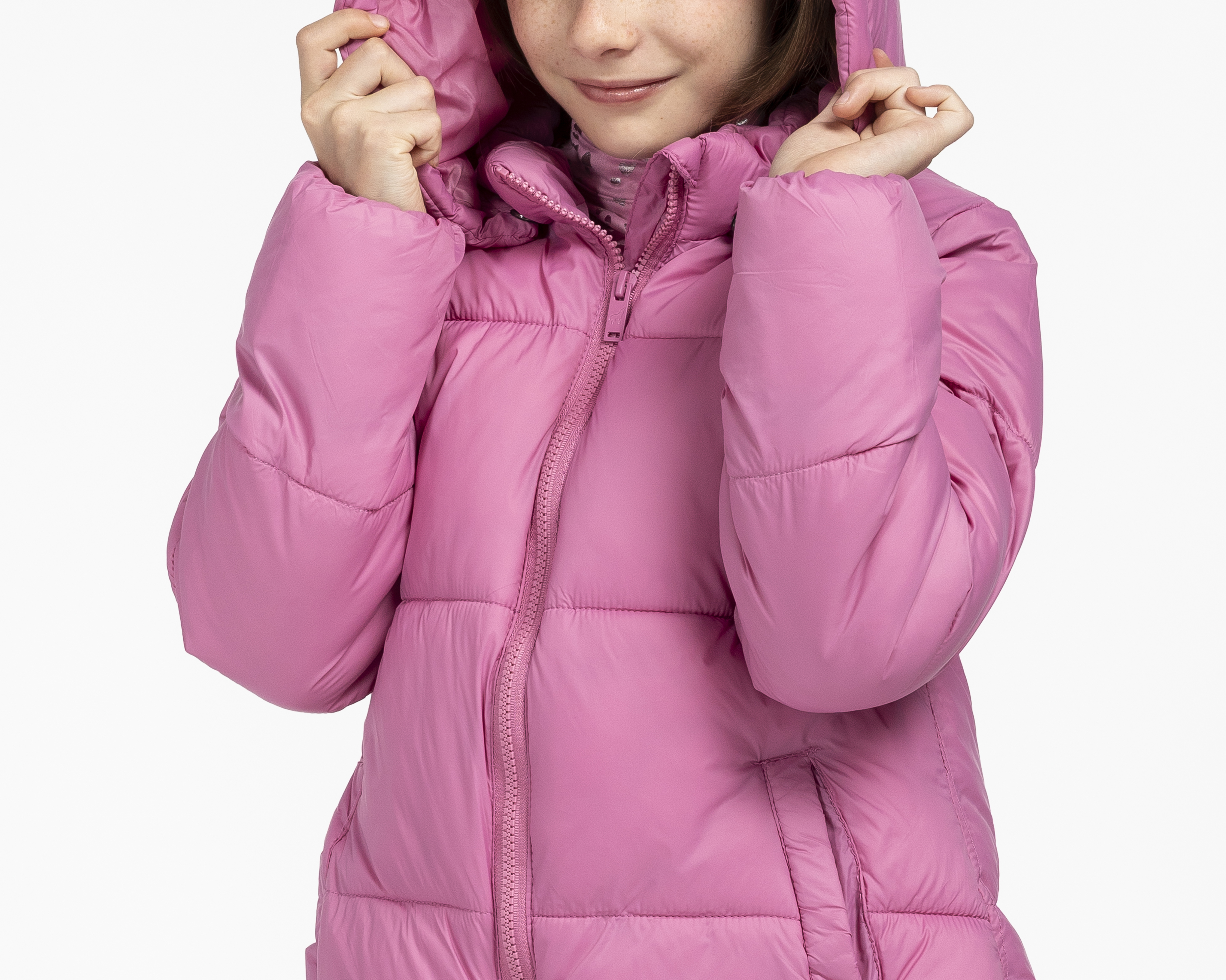 Foto 5 pulgar | Foto 4 | Chamarra con Capucha Refill para Niña