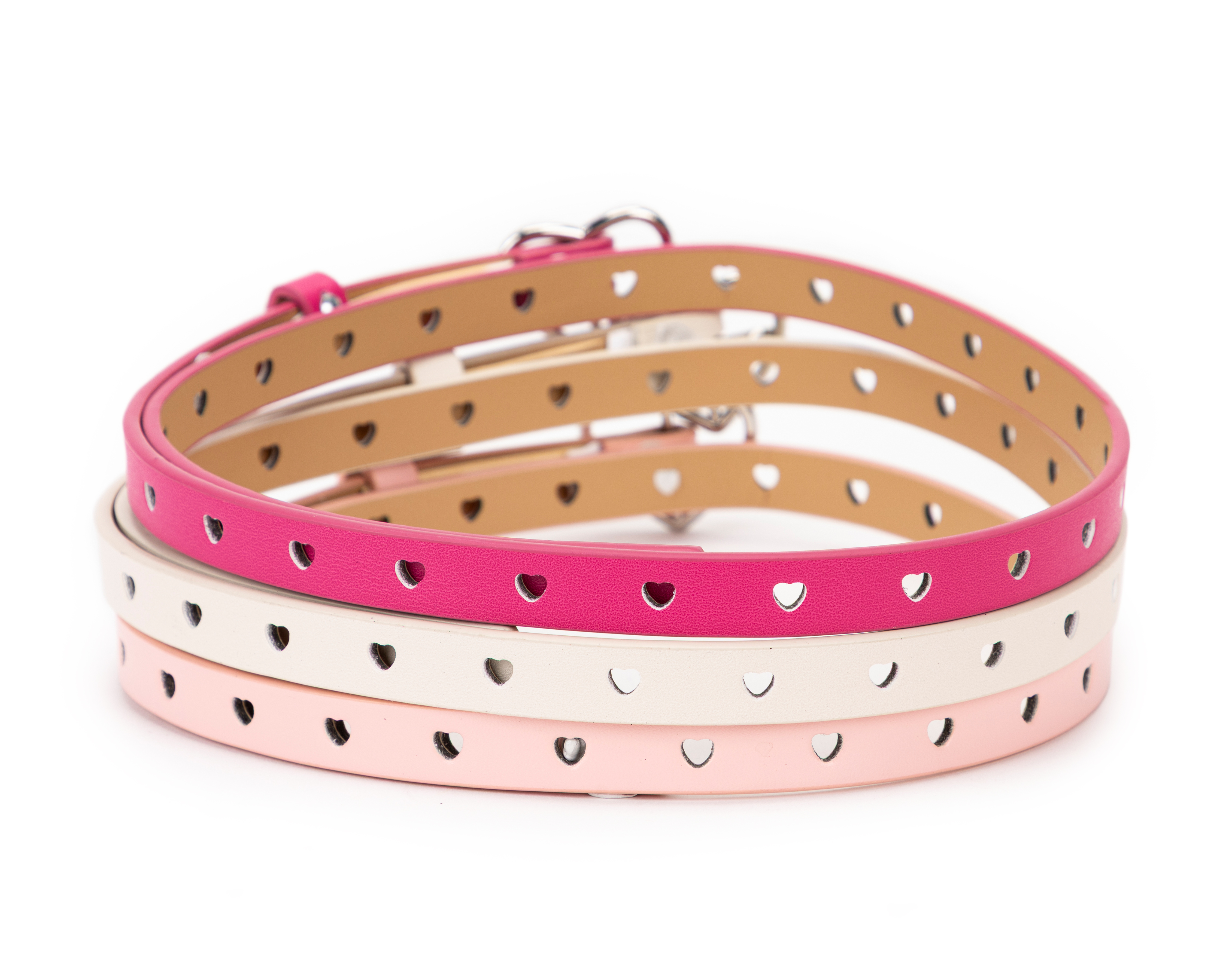 Foto 3 pulgar | Foto 2 | Cinturón para Niña Girls Attitude Rosa 3 Piezas