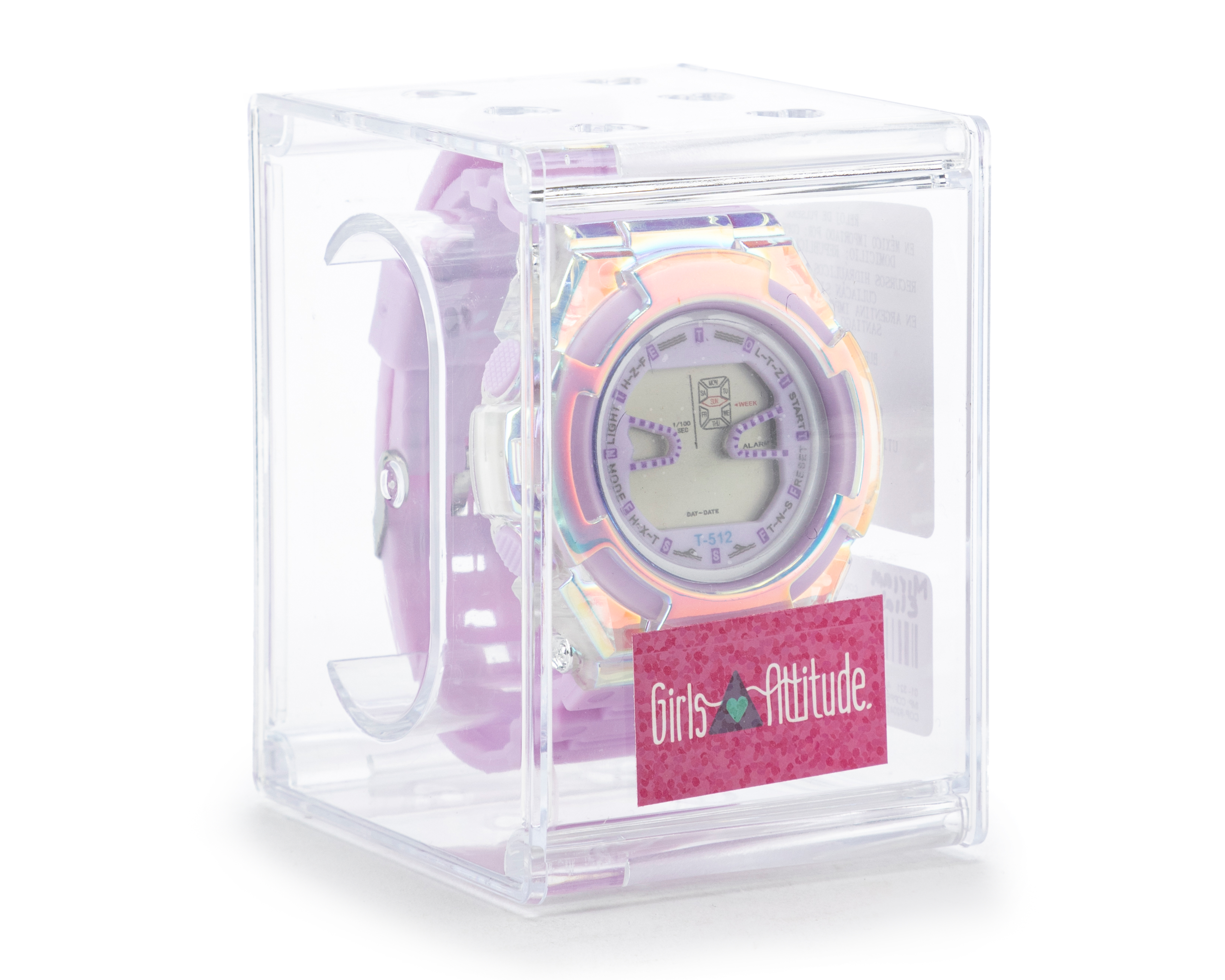 Foto 5 pulgar | Foto 4 | Reloj Girls Attitude para Niña Multicolor