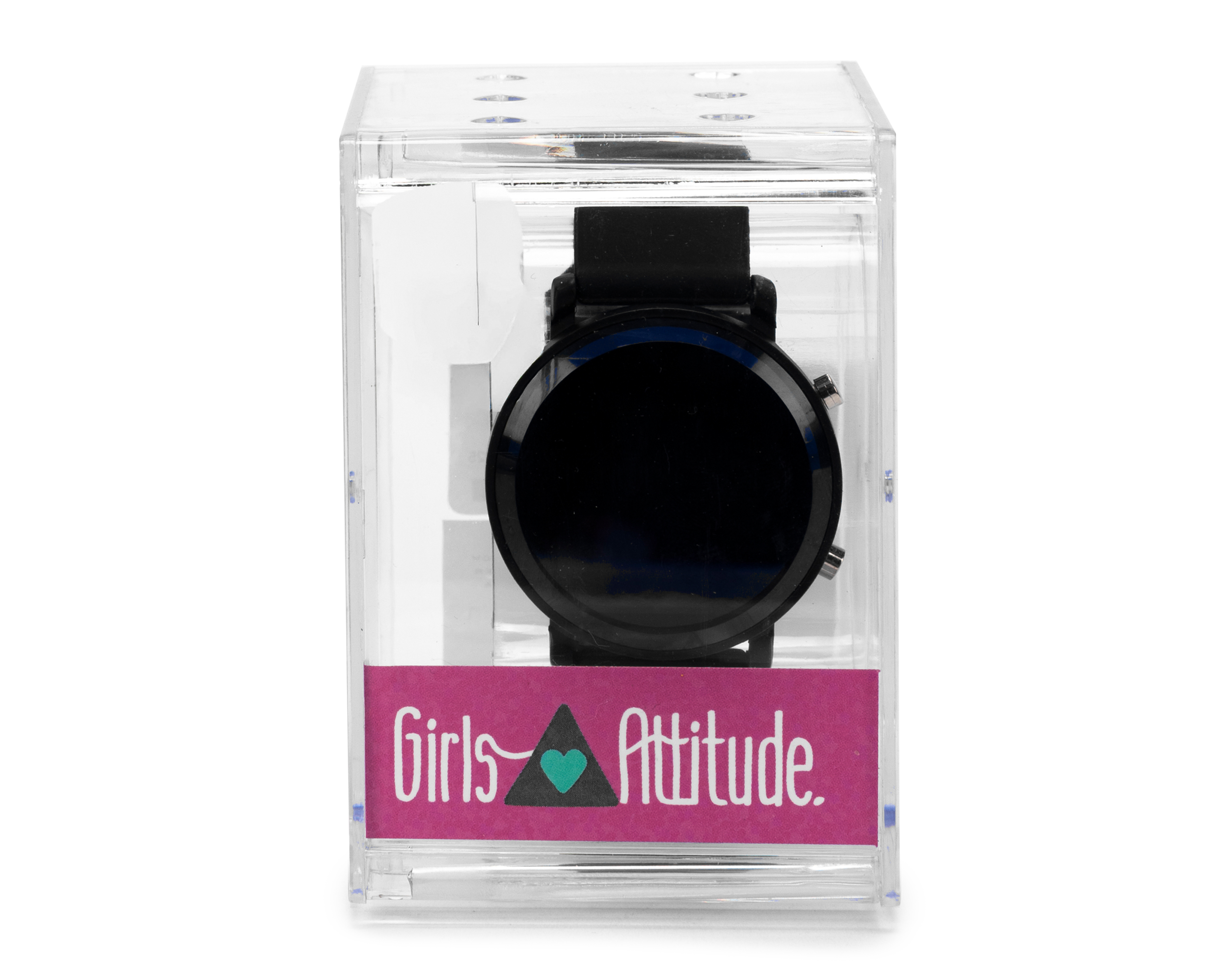 Foto 6 pulgar | Foto 5 | Reloj Girls Attitude para Niña WN24092113 Negro