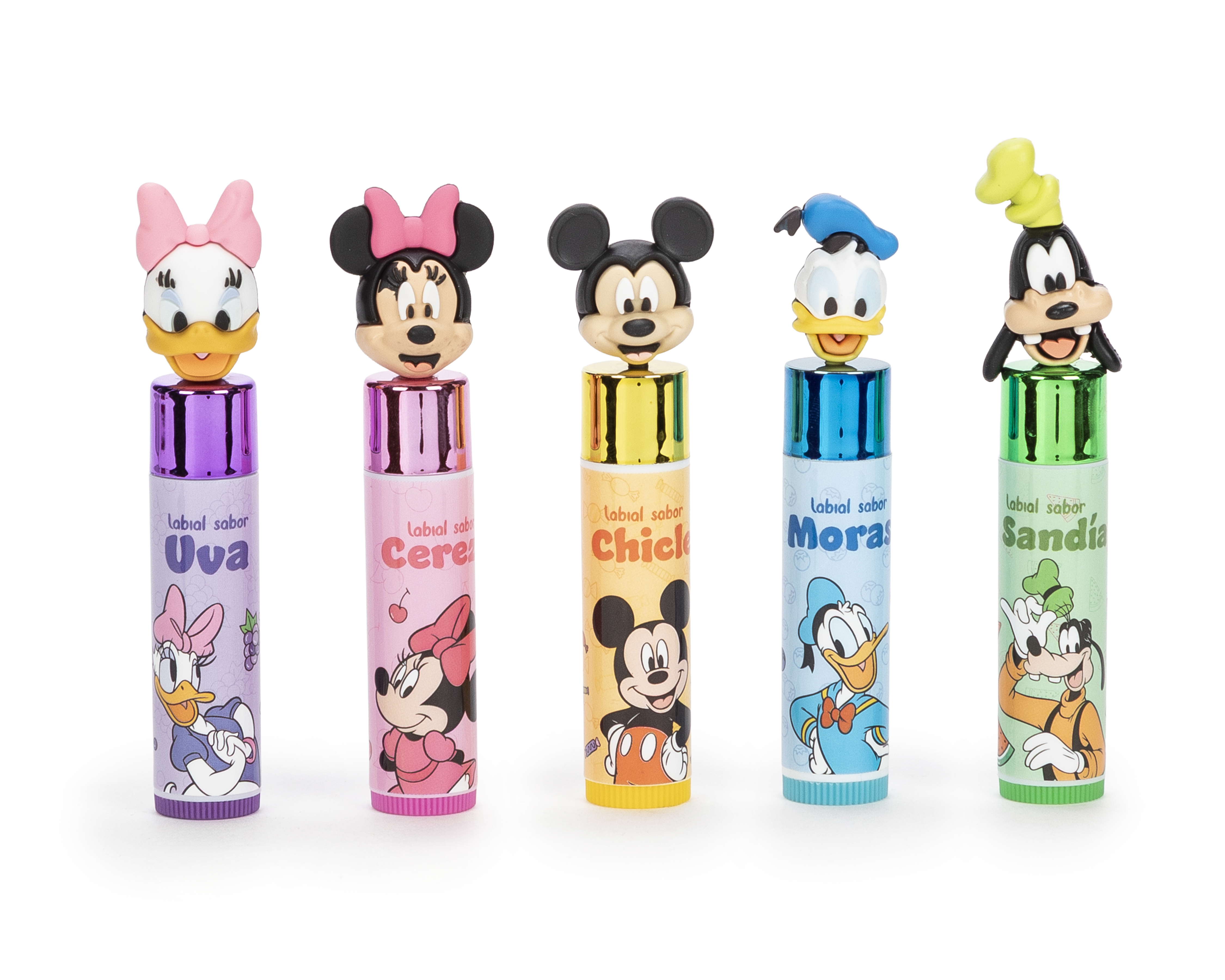 Foto 3 pulgar | Foto 2 | Set de Labiales Disney Mickey and Friends 5 Piezas