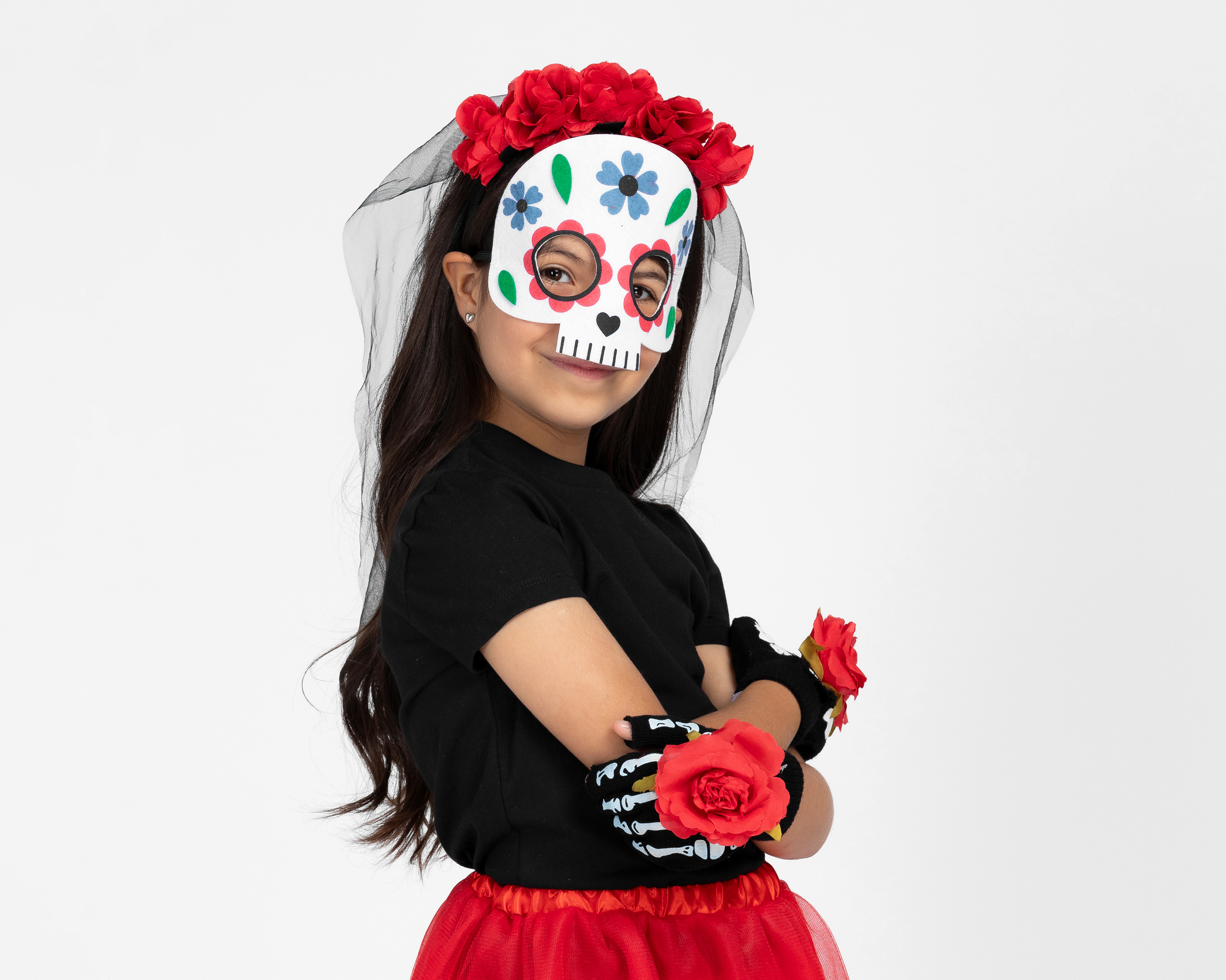 Foto 5 pulgar | Foto 4 | Disfraz de Catrina Girls Attitude para Niña