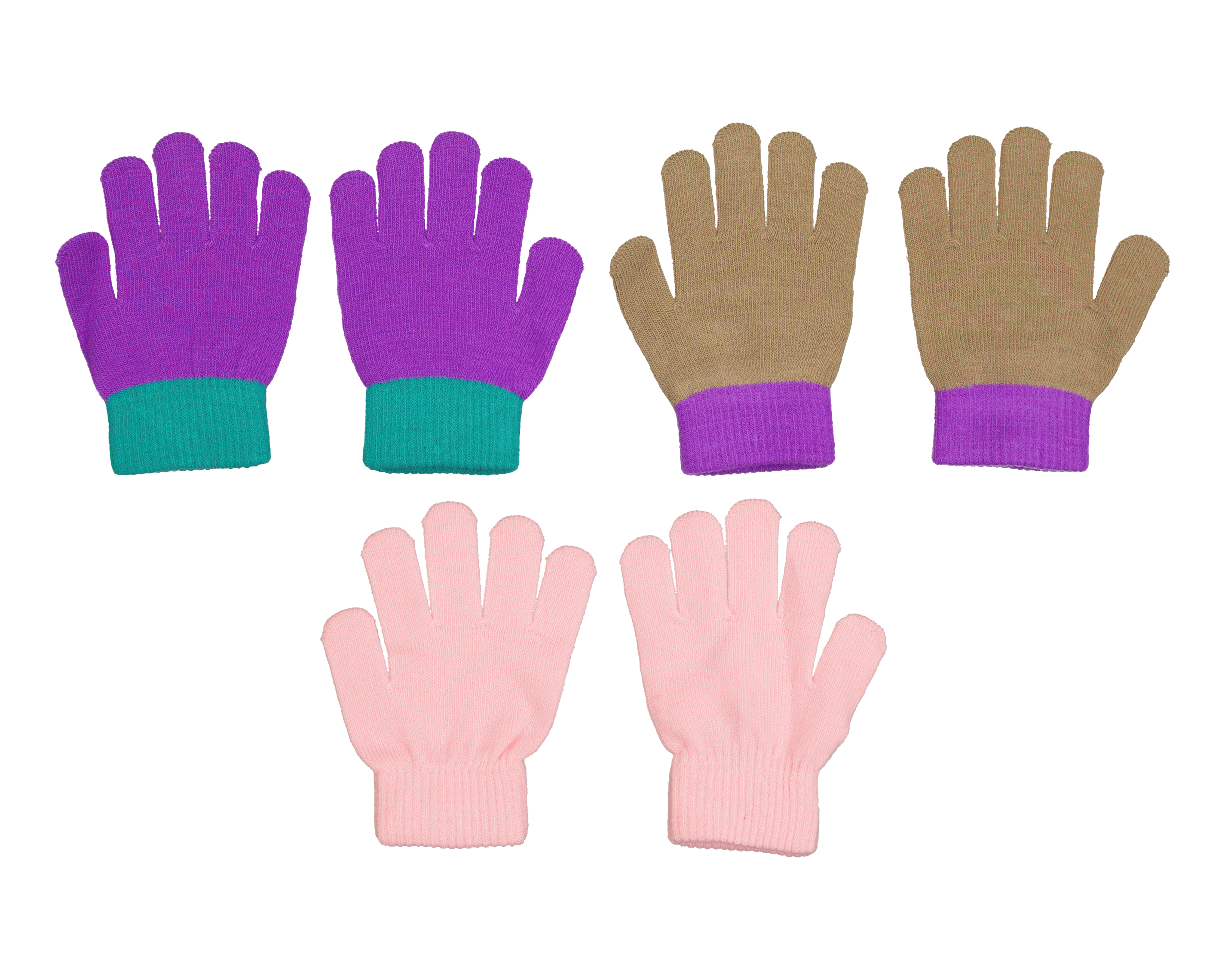 Foto 3 pulgar | Foto 2 | Guantes Girls Attitude para Niña 3 Pares